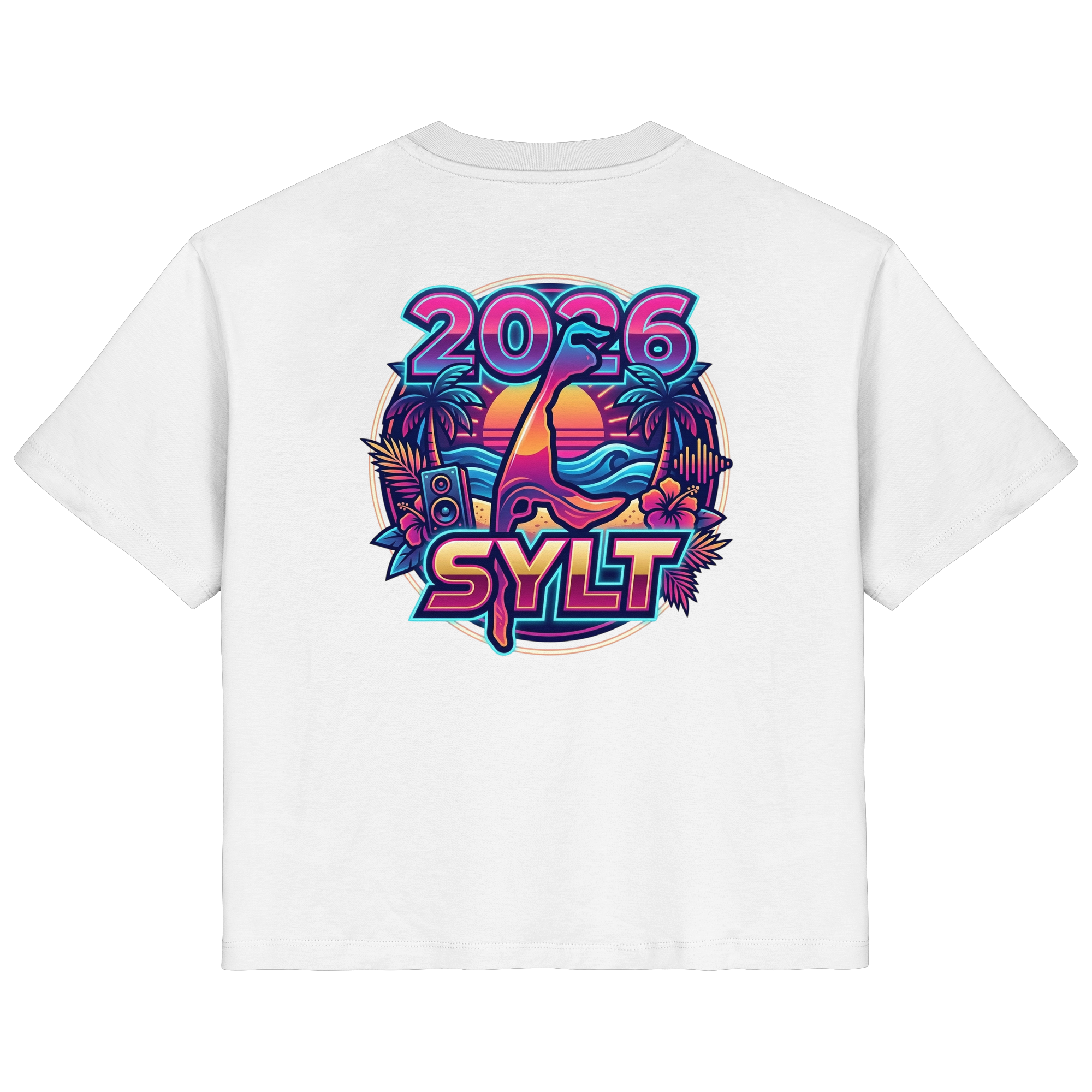 Sylt 2026 - das Frauen Premium T-Shirt (Backprint)