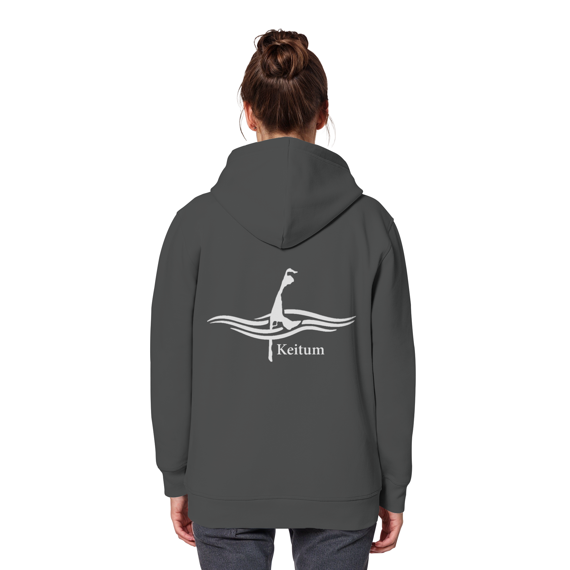 maritimes Sylt vom Meer umschlungen - Keitum Basic Hoodie (hell)