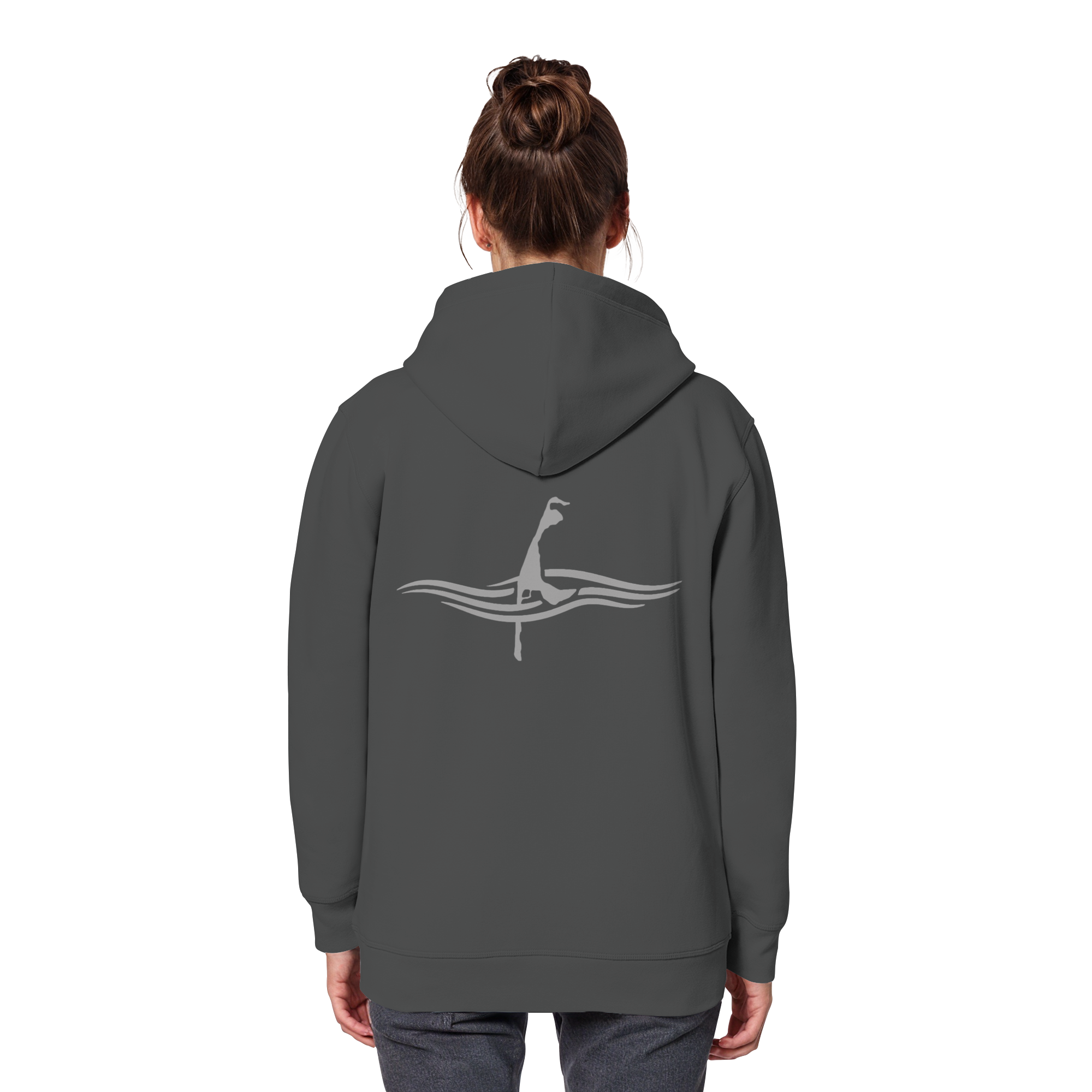 maritime SyltWelle mit Stick (front) & Logo (hinten) - Basic Hoodie