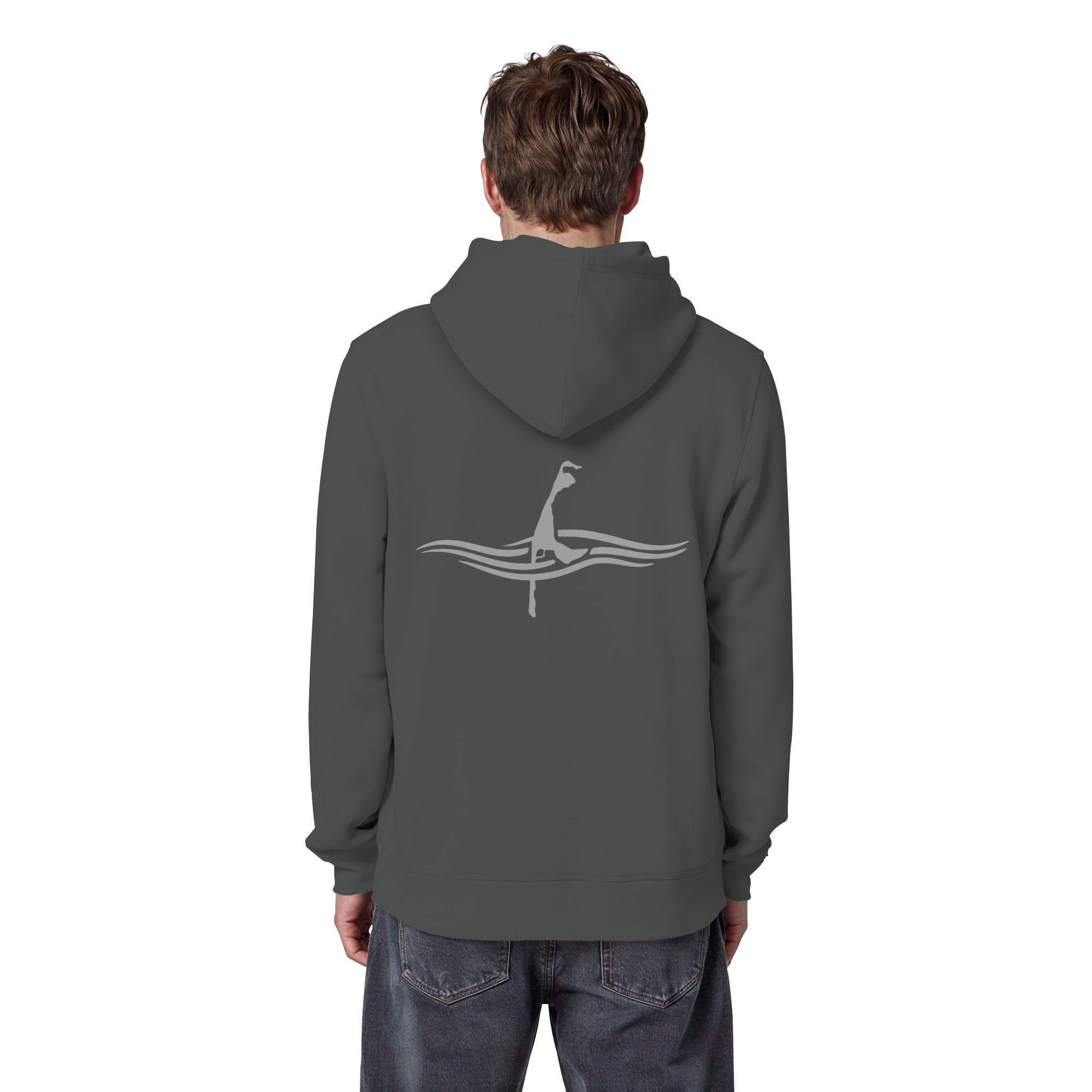 maritime SyltWelle mit Stick (front) & Logo (hinten) - Basic Hoodie