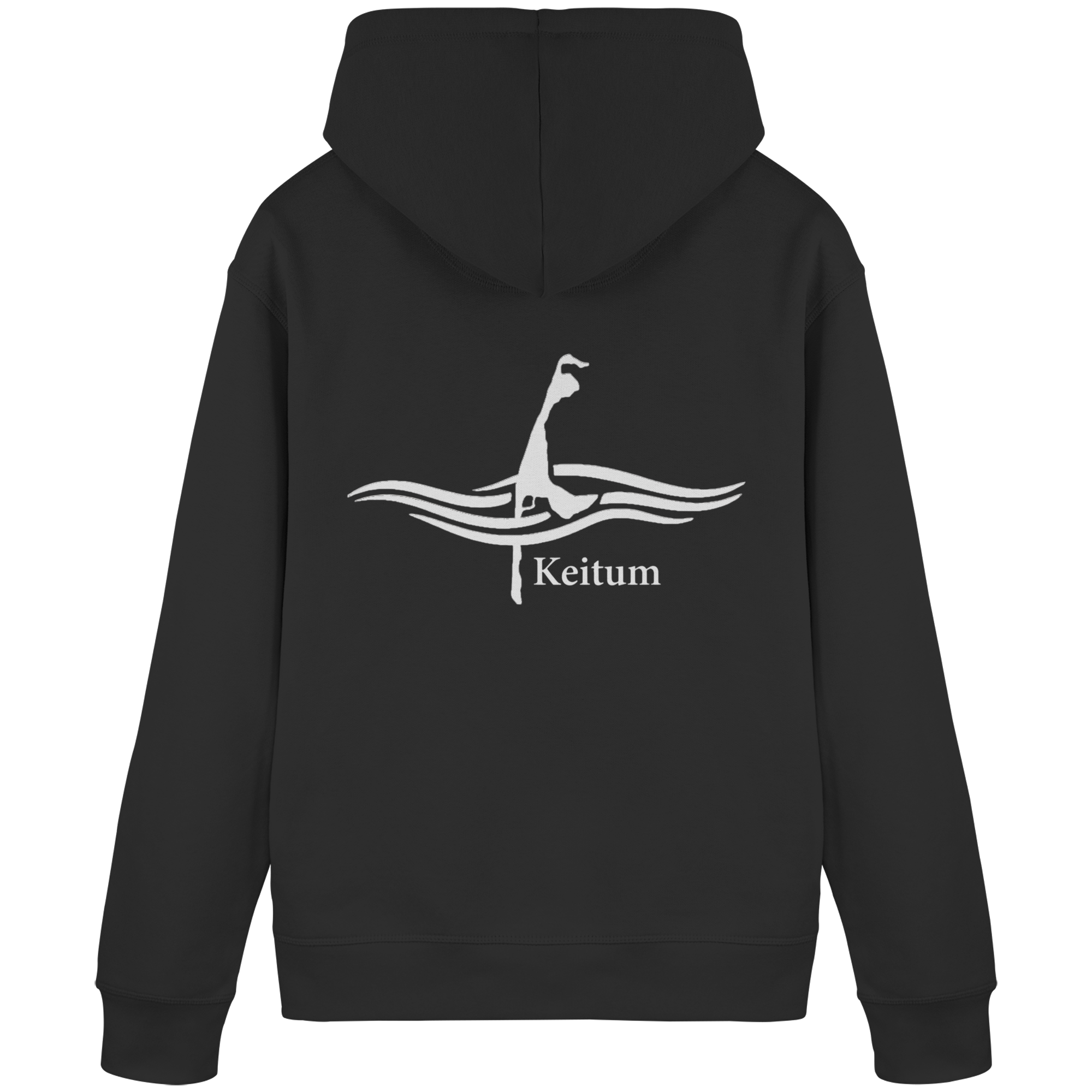 maritimes Sylt vom Meer umschlungen - Keitum Basic Hoodie (hell)