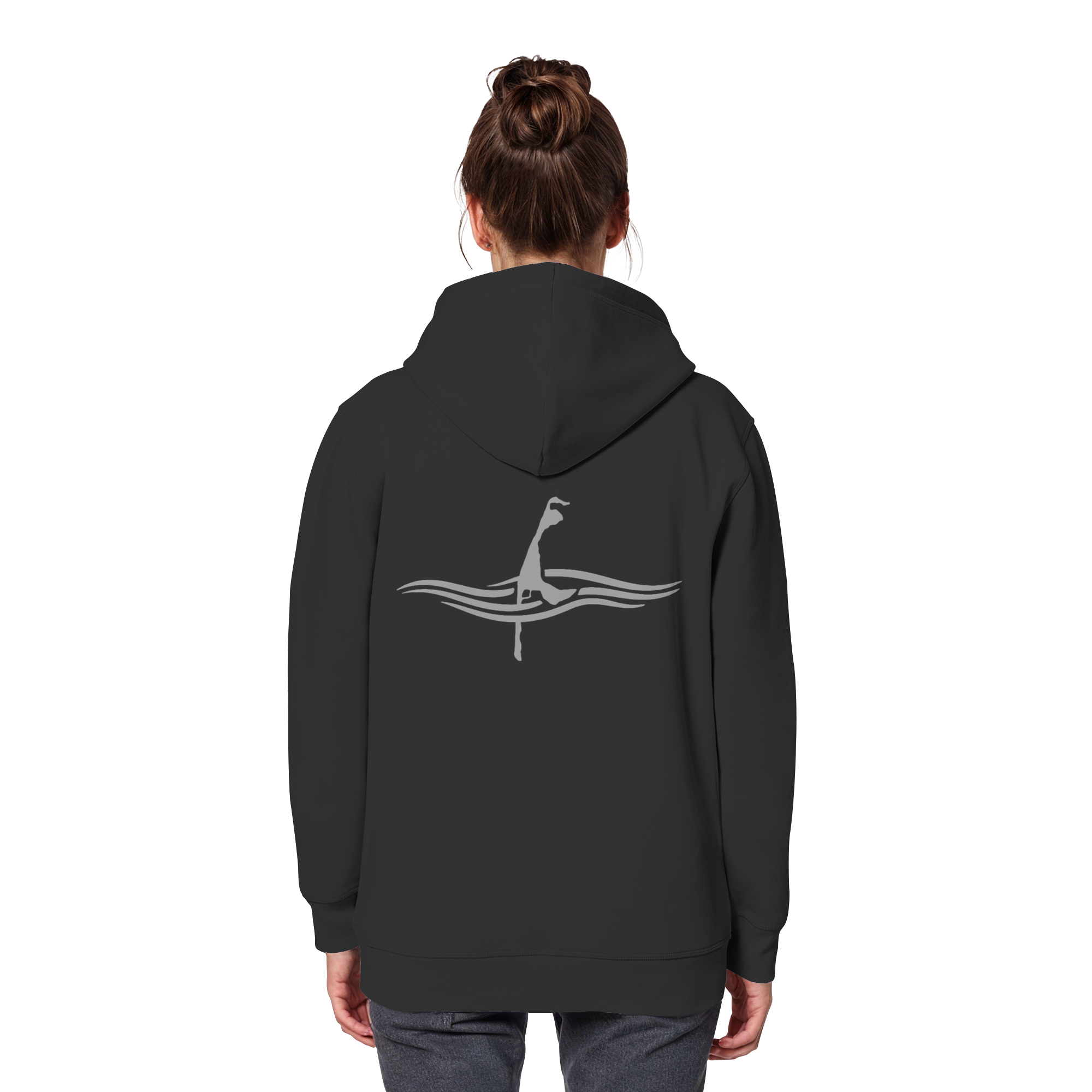 maritime SyltWelle mit Stick (front) & Logo (hinten) - Basic Hoodie