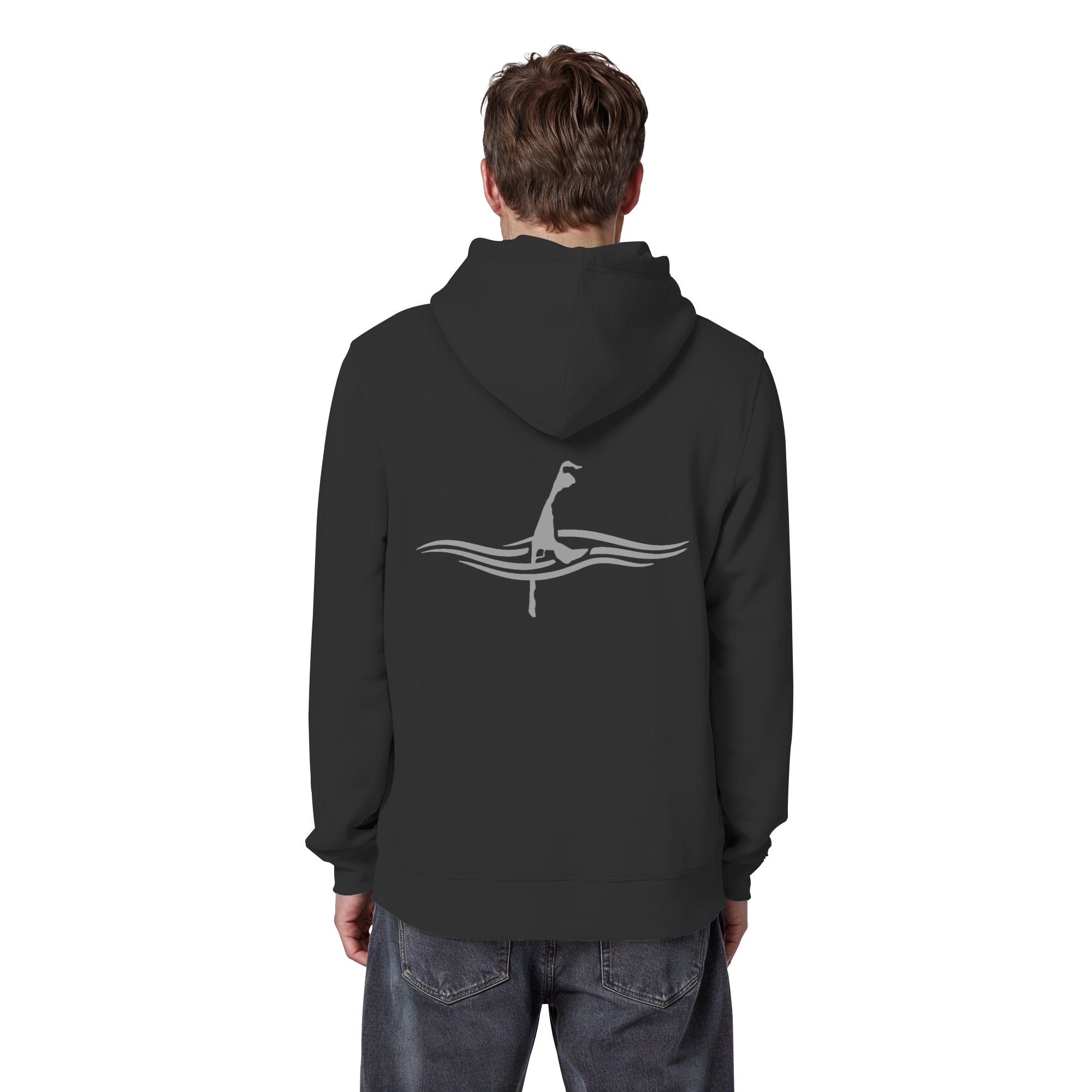maritime SyltWelle mit Stick (front) & Logo (hinten) - Basic Hoodie