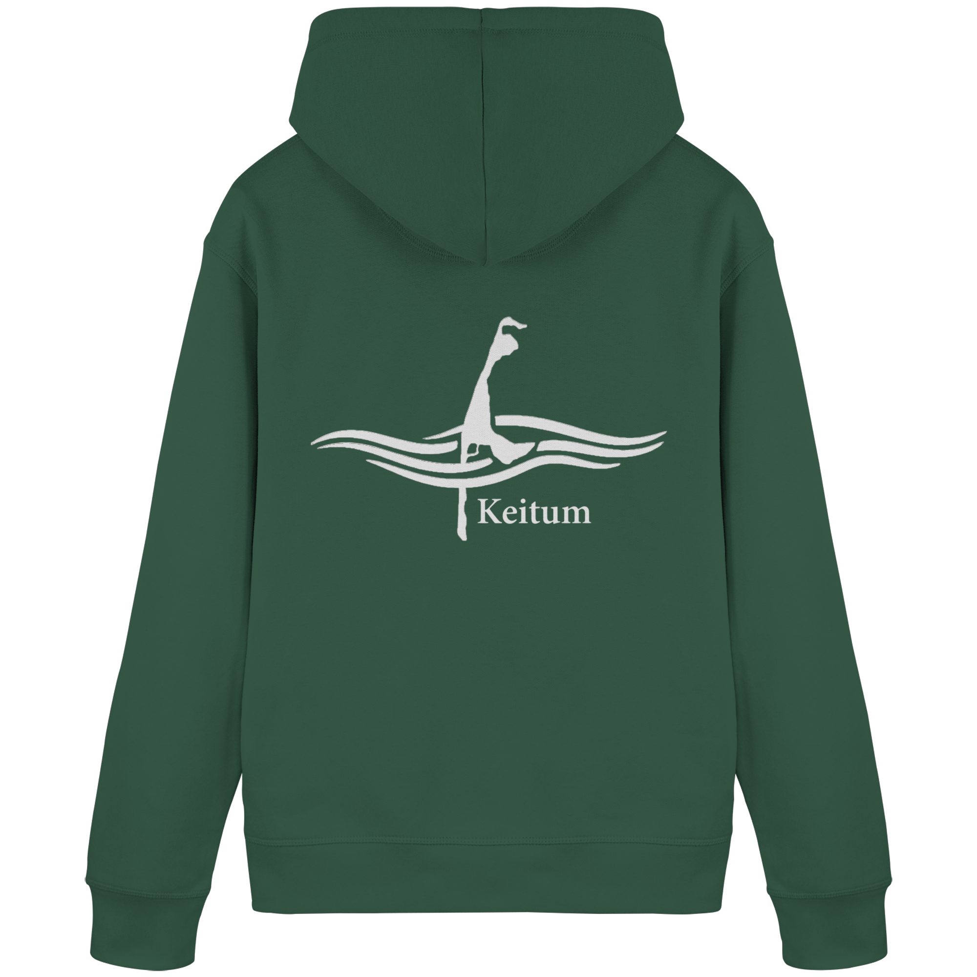 maritimes Sylt vom Meer umschlungen - Keitum Basic Hoodie (hell)