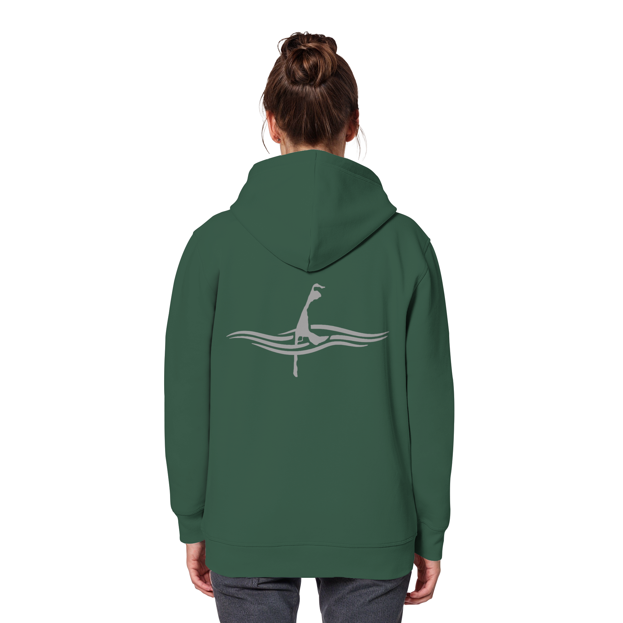 maritime SyltWelle mit Stick (front) & Logo (hinten) - Basic Hoodie