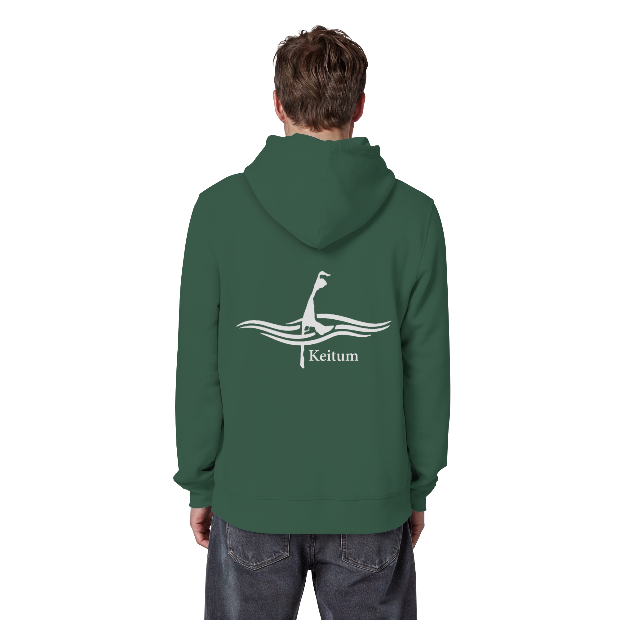 maritimes Sylt vom Meer umschlungen - Keitum Basic Hoodie (hell)