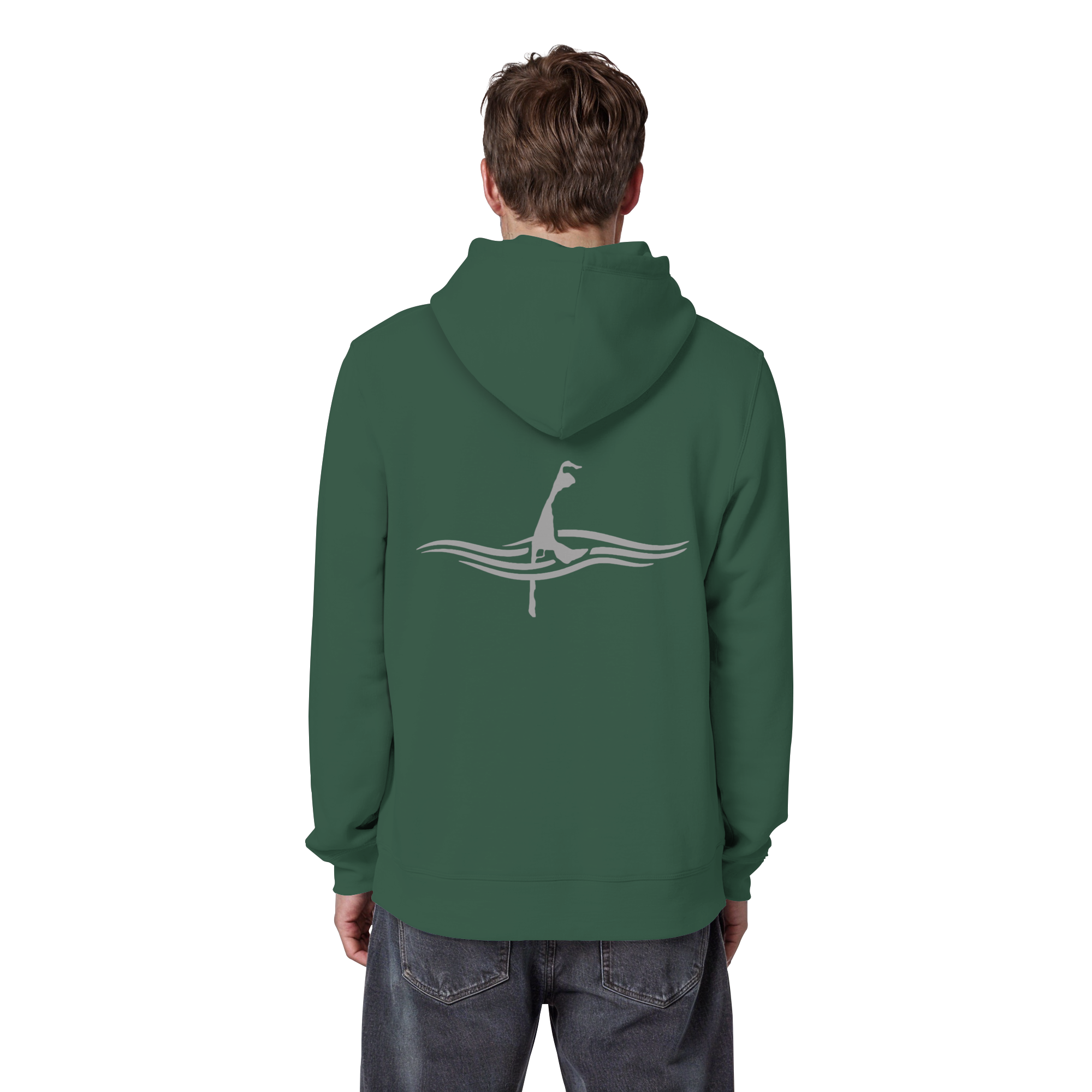 maritime SyltWelle mit Stick (front) & Logo (hinten) - Basic Hoodie