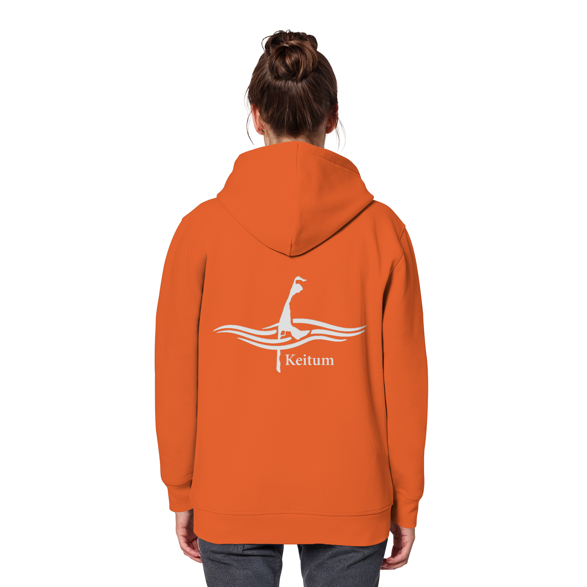 maritimes Sylt vom Meer umschlungen - Keitum Basic Hoodie (hell)