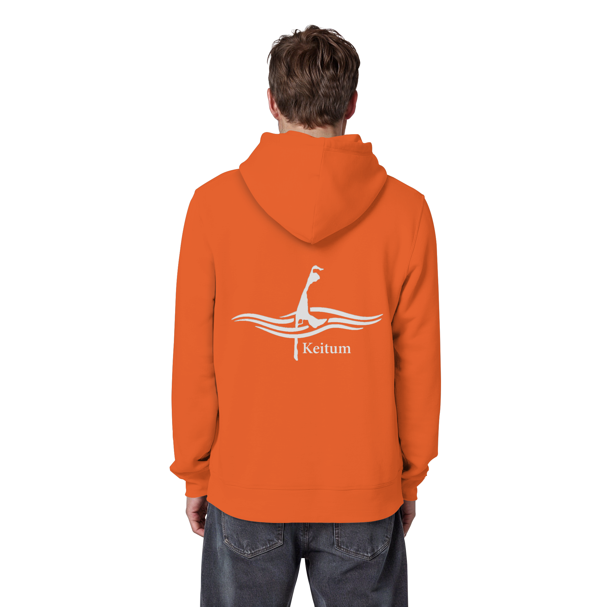 maritimes Sylt vom Meer umschlungen - Keitum Basic Hoodie (hell)