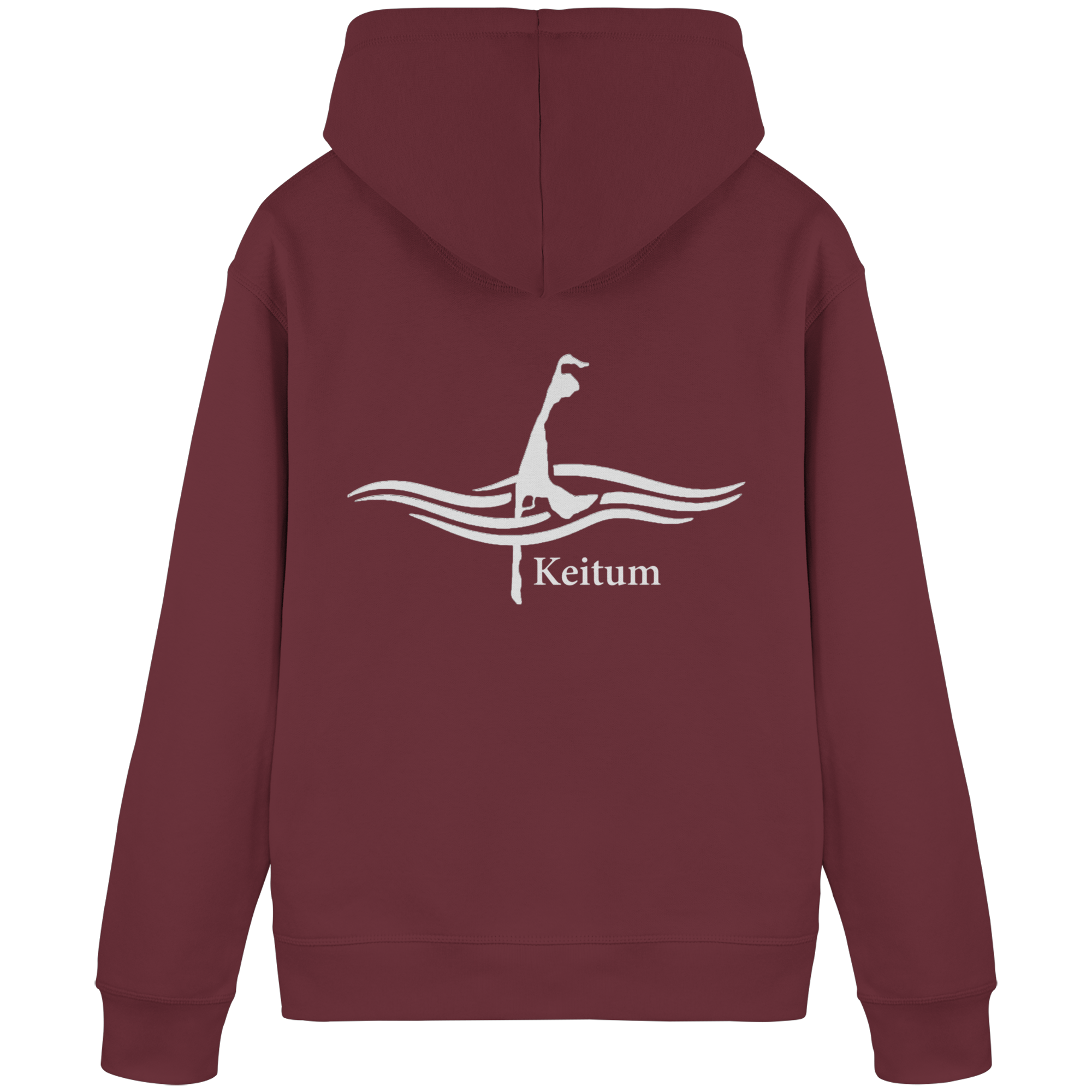 maritimes Sylt vom Meer umschlungen - Keitum Basic Hoodie (hell)