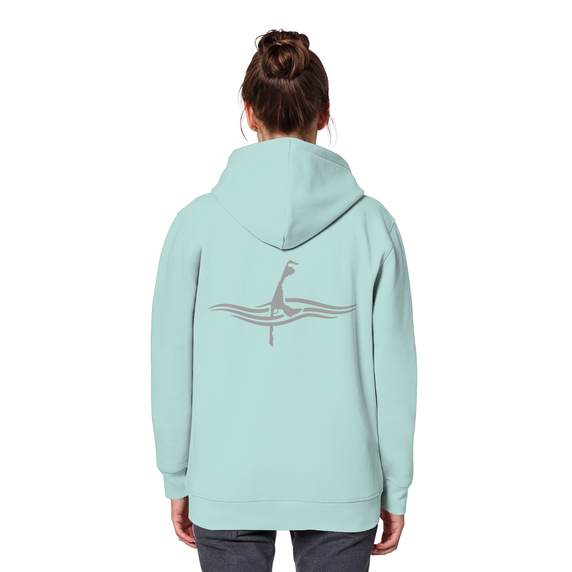 maritime SyltWelle mit Stick (front) & Logo (hinten) - Basic Hoodie