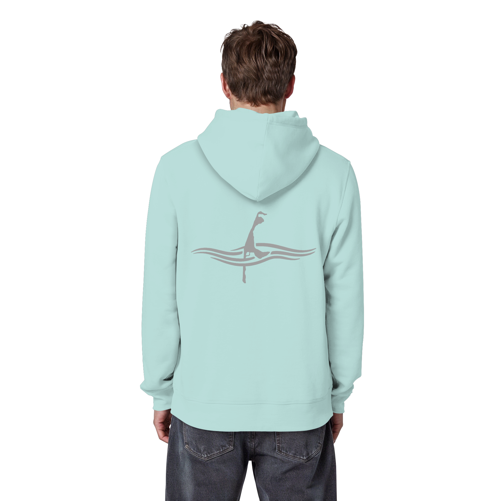 maritime SyltWelle mit Stick (front) & Logo (hinten) - Basic Hoodie