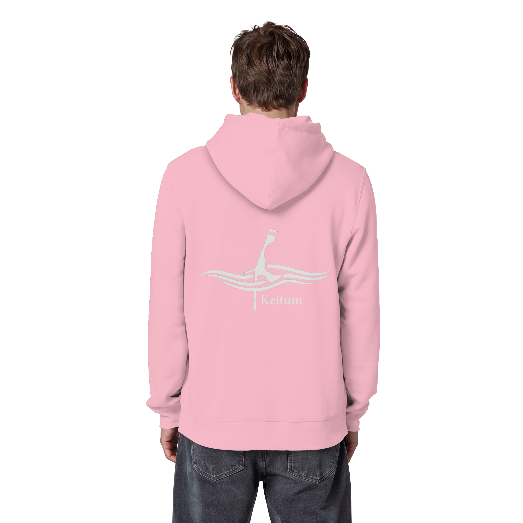 maritimes Sylt vom Meer umschlungen - Keitum Basic Hoodie (hell)