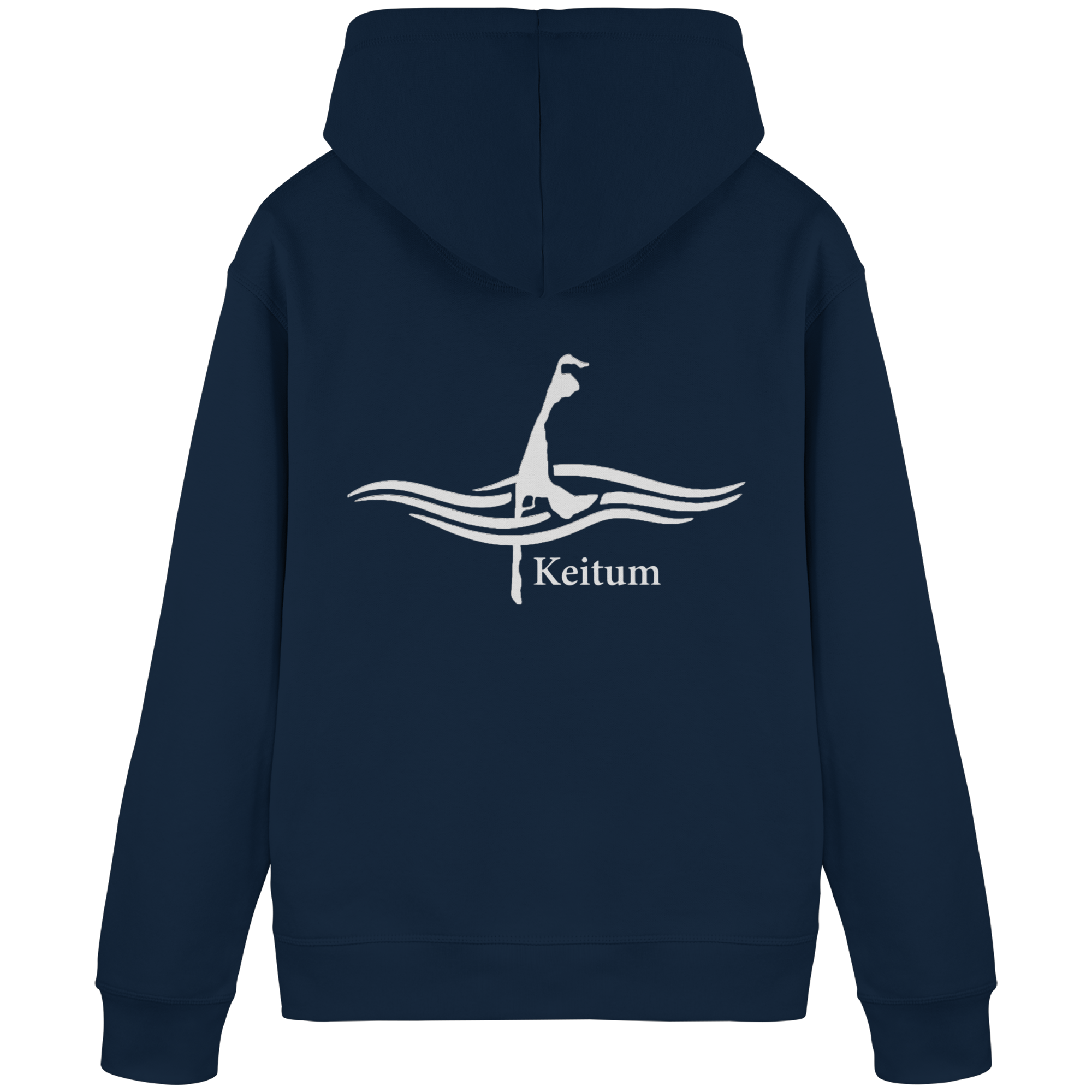 maritimes Sylt vom Meer umschlungen - Keitum Basic Hoodie (hell)