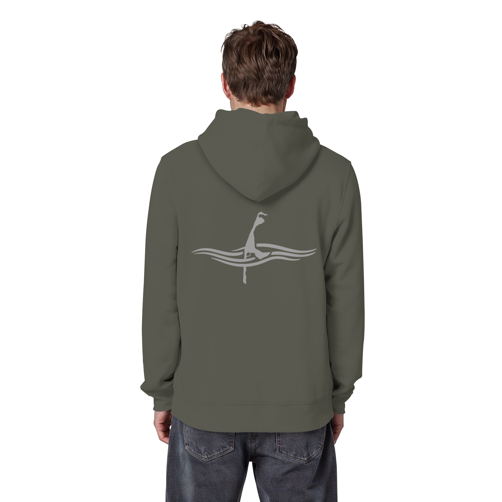maritime SyltWelle mit Stick (front) & Logo (hinten) - Basic Hoodie