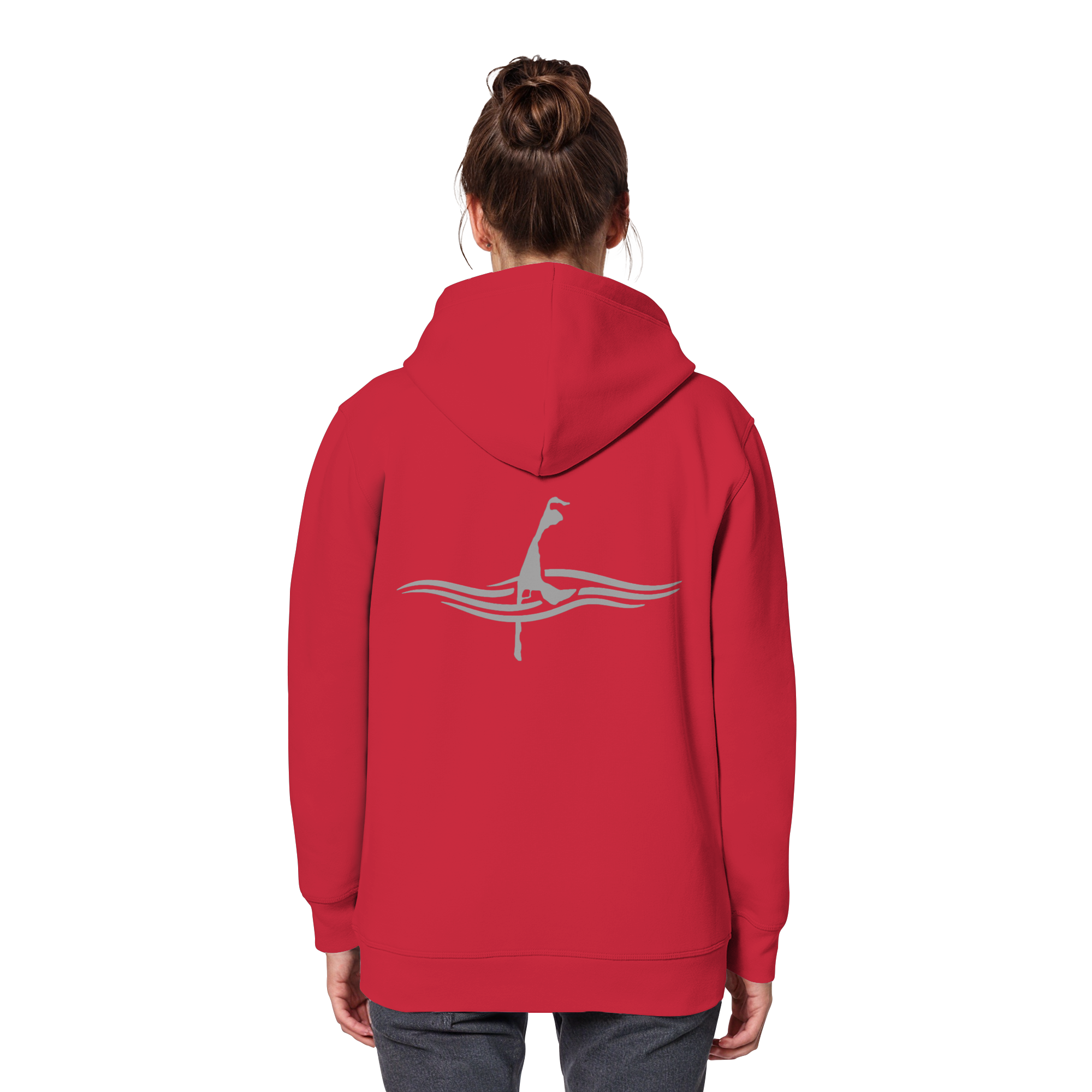 maritime SyltWelle mit Stick (front) & Logo (hinten) - Basic Hoodie