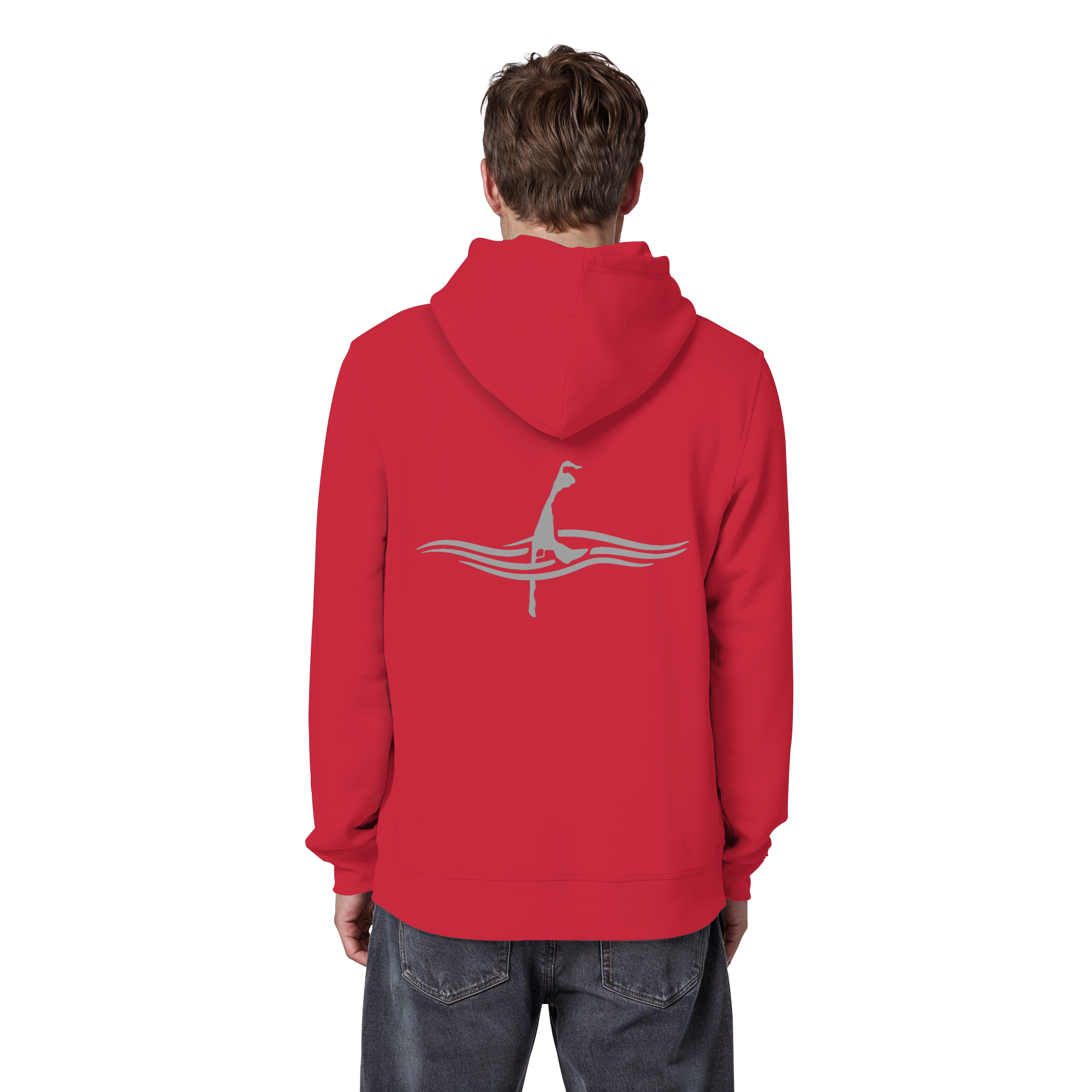 maritime SyltWelle mit Stick (front) & Logo (hinten) - Basic Hoodie