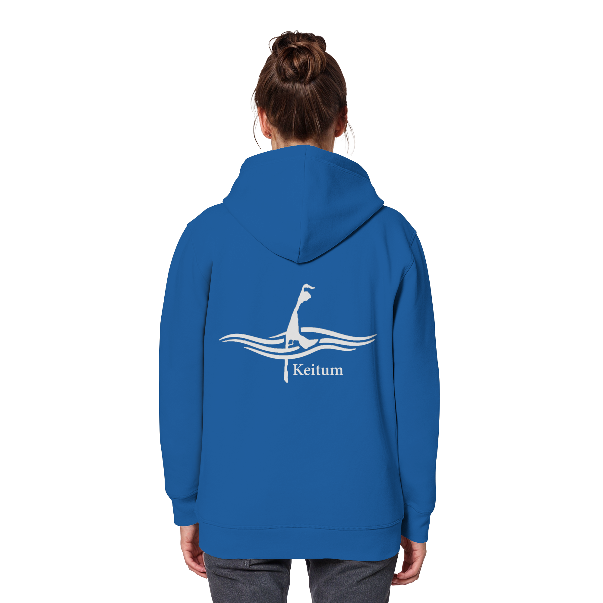 maritimes Sylt vom Meer umschlungen - Keitum Basic Hoodie (hell)