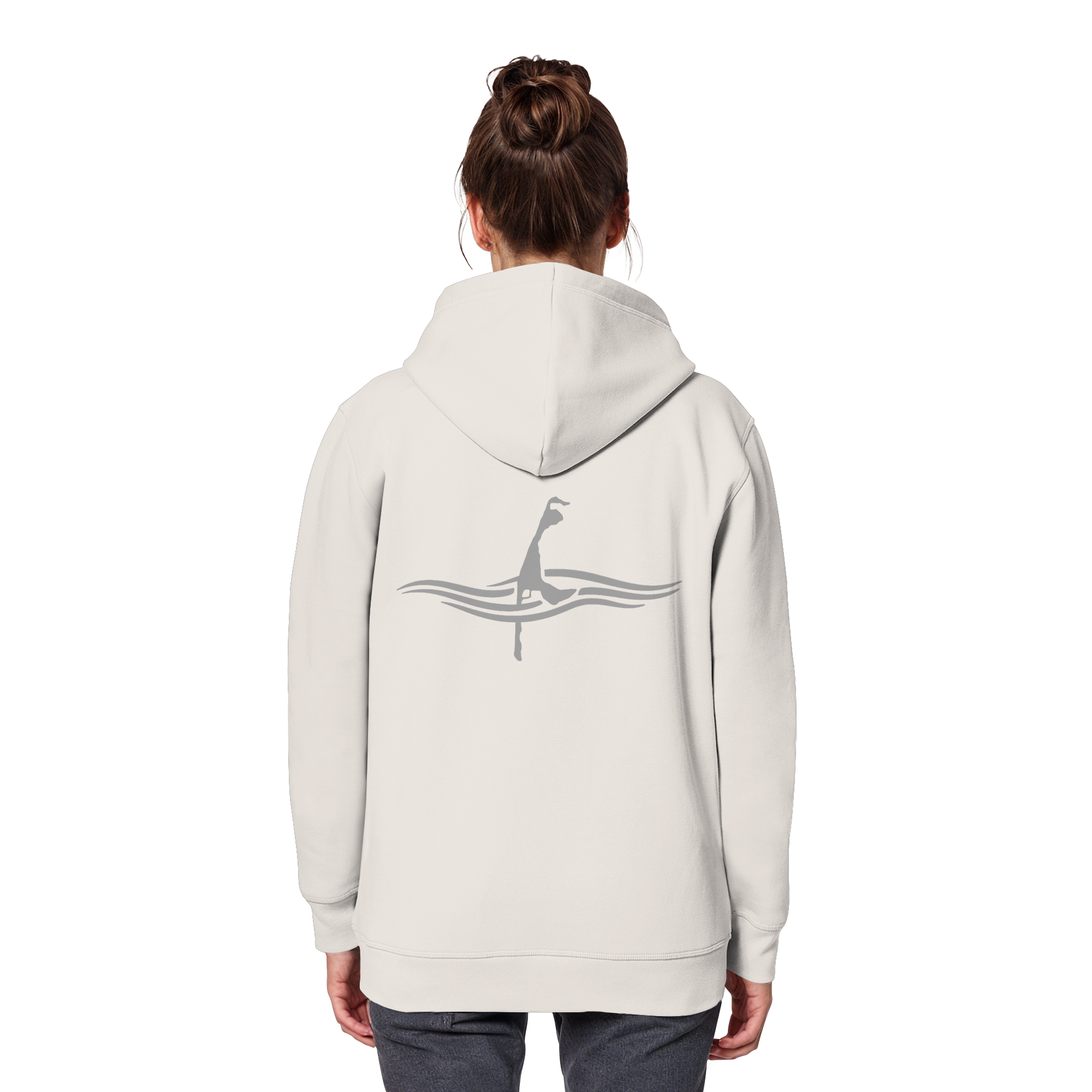 maritime SyltWelle mit Stick (front) & Logo (hinten) - Basic Hoodie