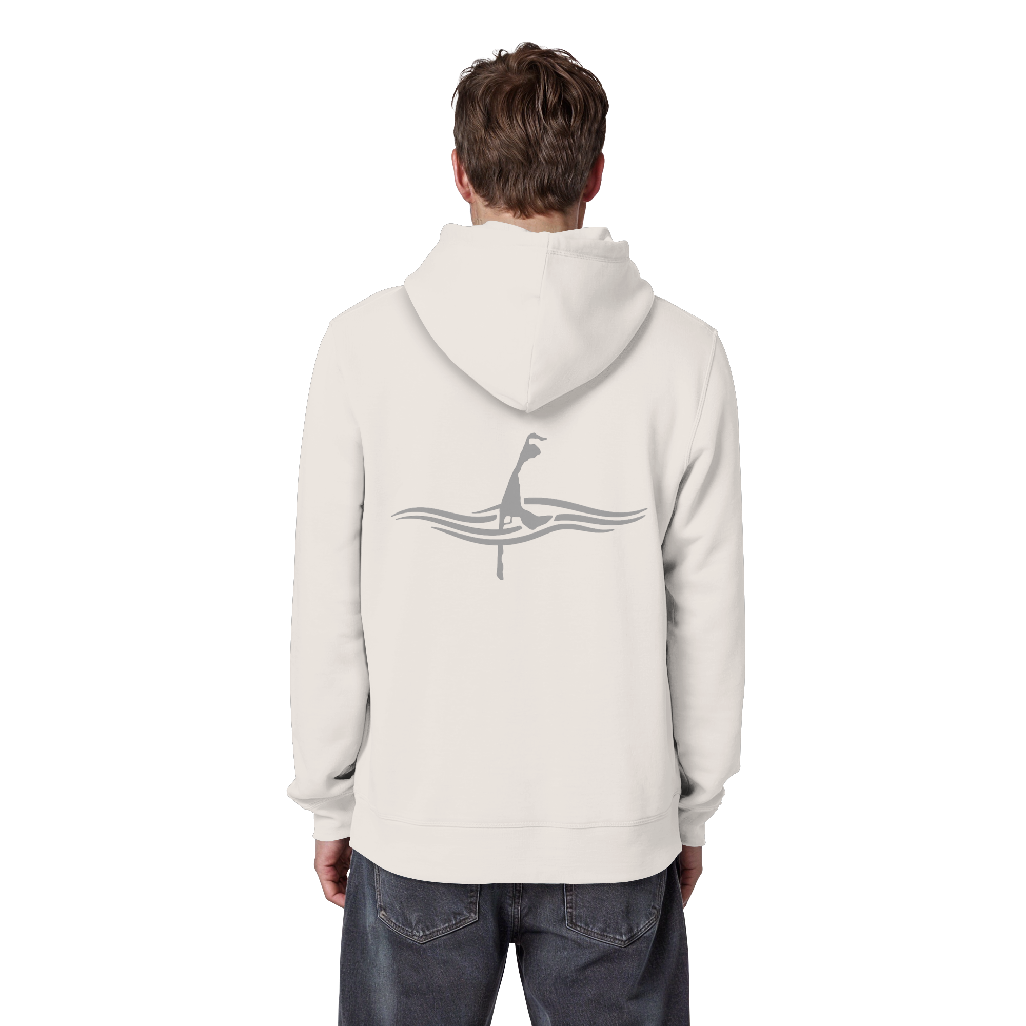 maritime SyltWelle mit Stick (front) & Logo (hinten) - Basic Hoodie