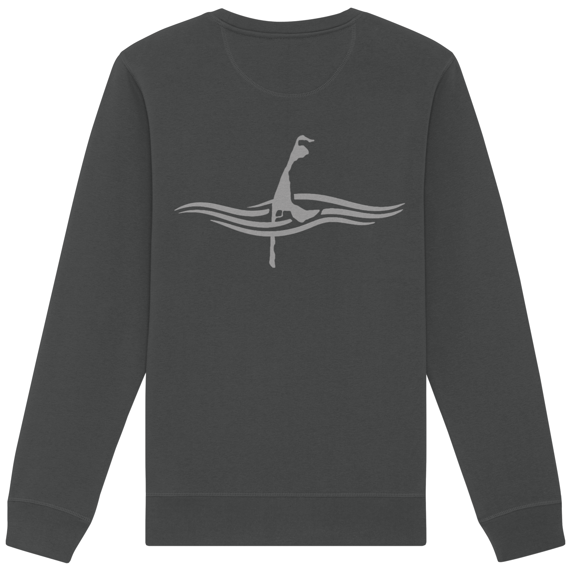 maritimes Sylt vom Meer umschlungen (Rücken) - Unisex Sweatshirt