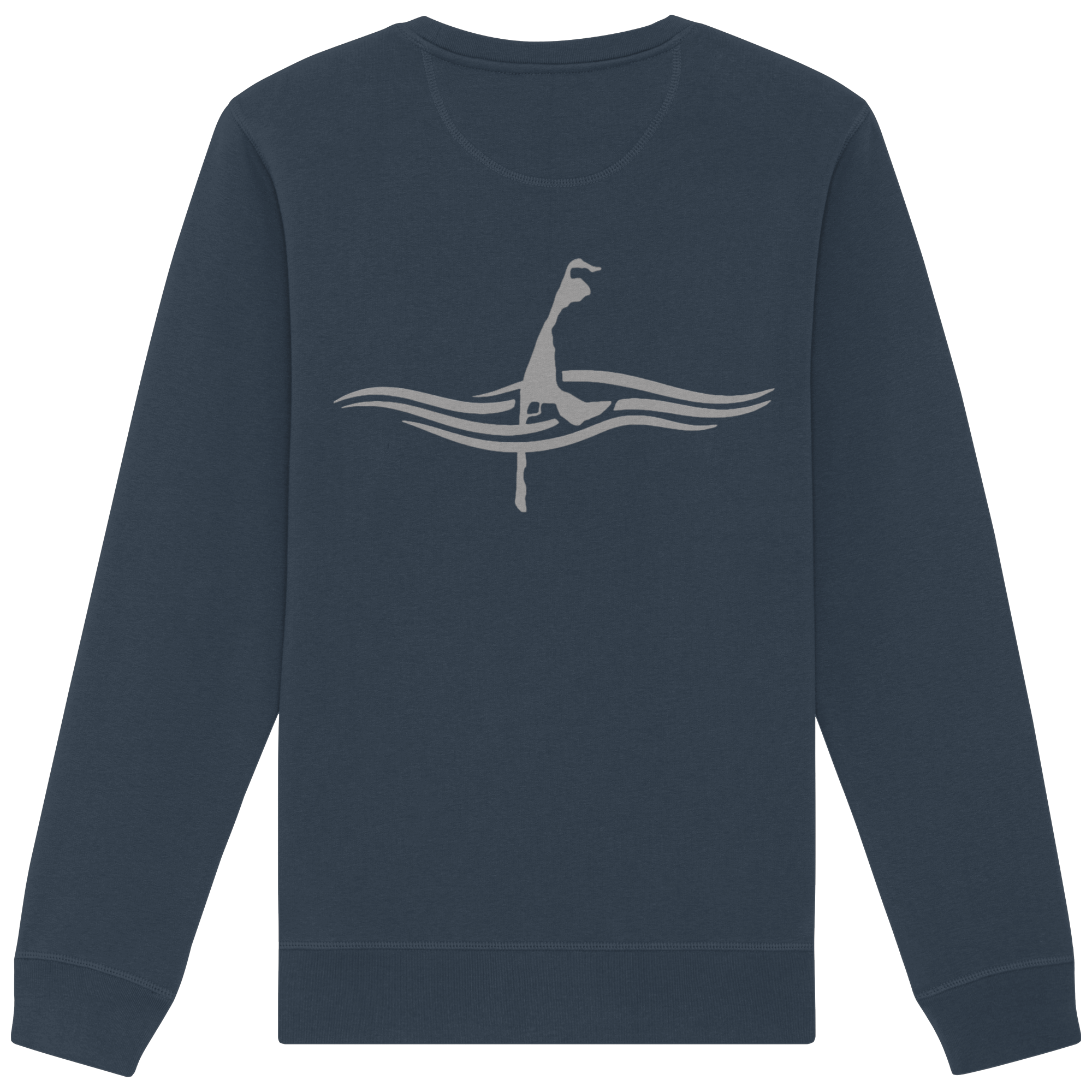 maritimes Sylt vom Meer umschlungen (Rücken) - Unisex Sweatshirt