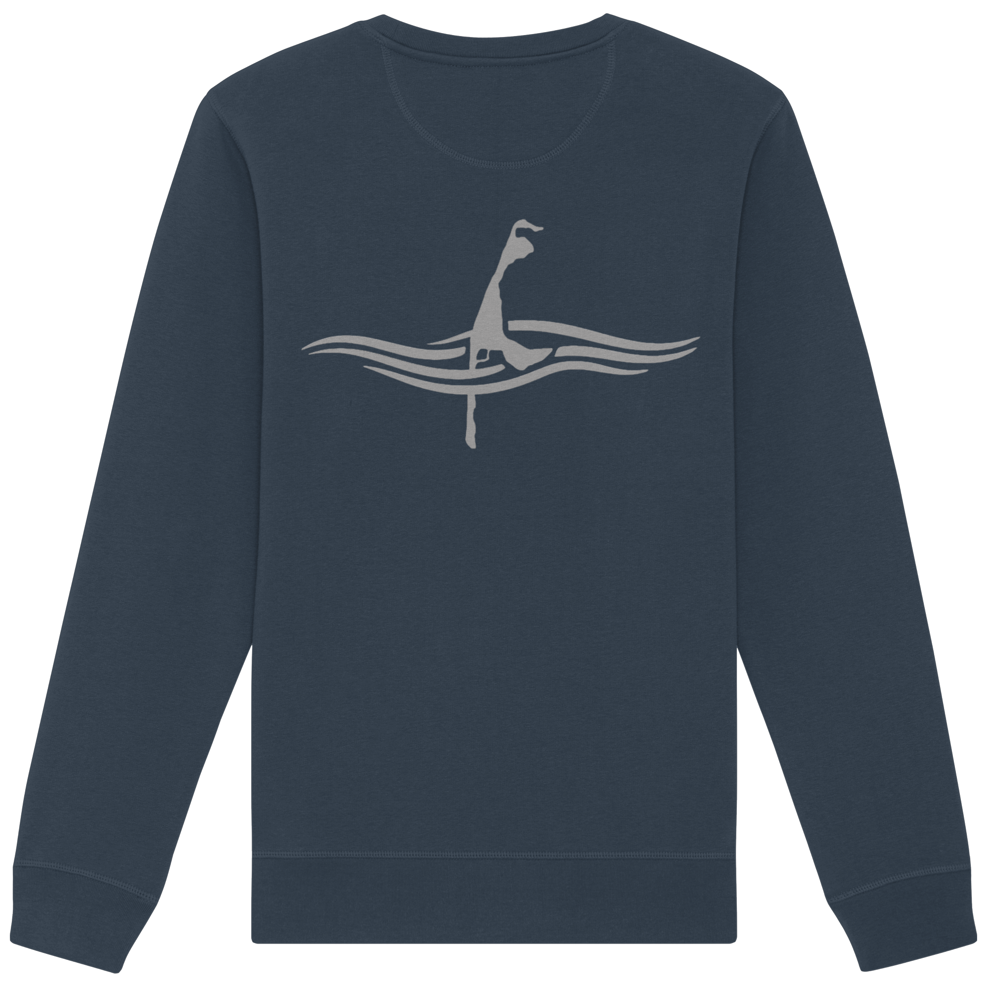 maritime SyltWelle mit Stick (front) & Logo (hinten) - Basic Sweatshirt