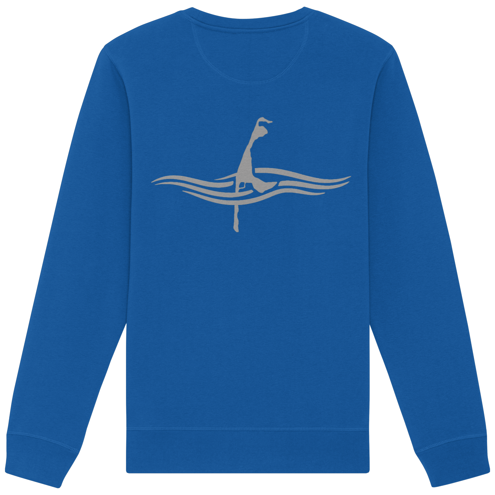 maritimes Sylt vom Meer umschlungen (Rücken) - Unisex Sweatshirt