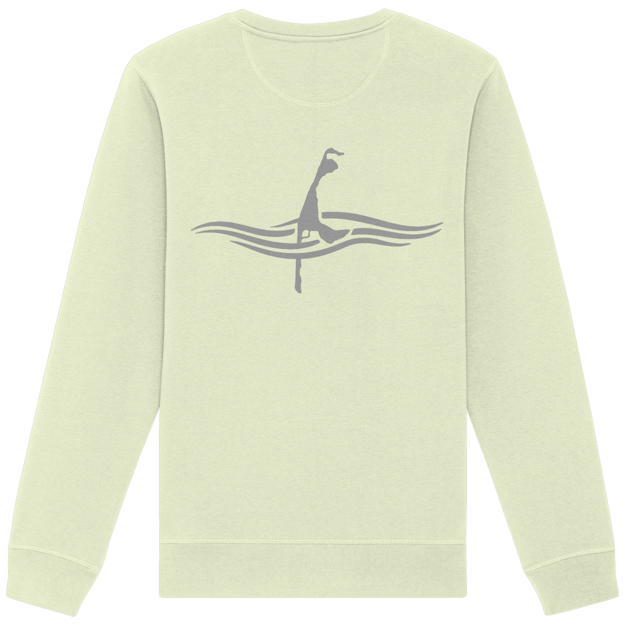 maritimes Sylt vom Meer umschlungen (Rücken) - Unisex Sweatshirt