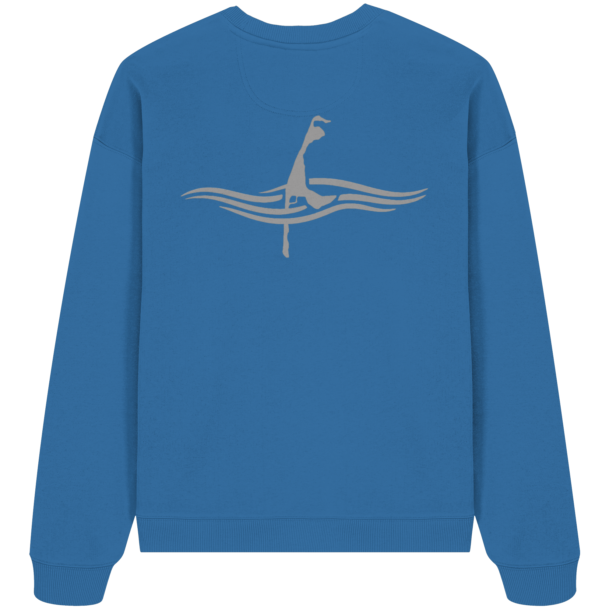 maritimes Sylt vom Meer umschlungen (Rücken) - Oversize Sweatshirt