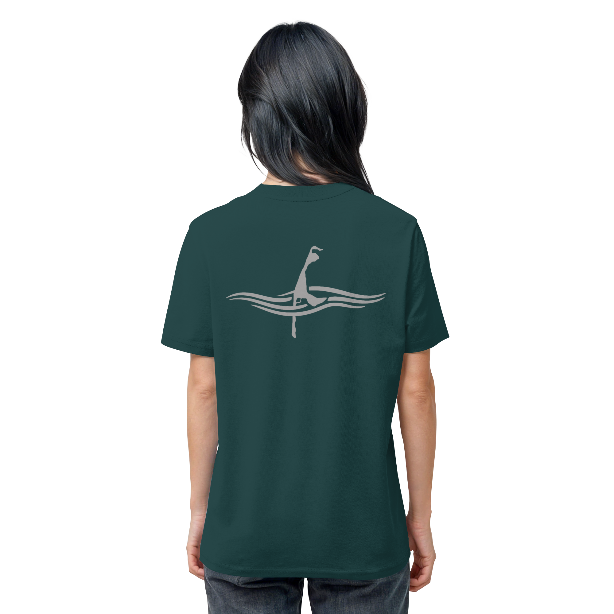 maritimes Sylt vom Meer umschlungen (Rücken) - Basic Shirt