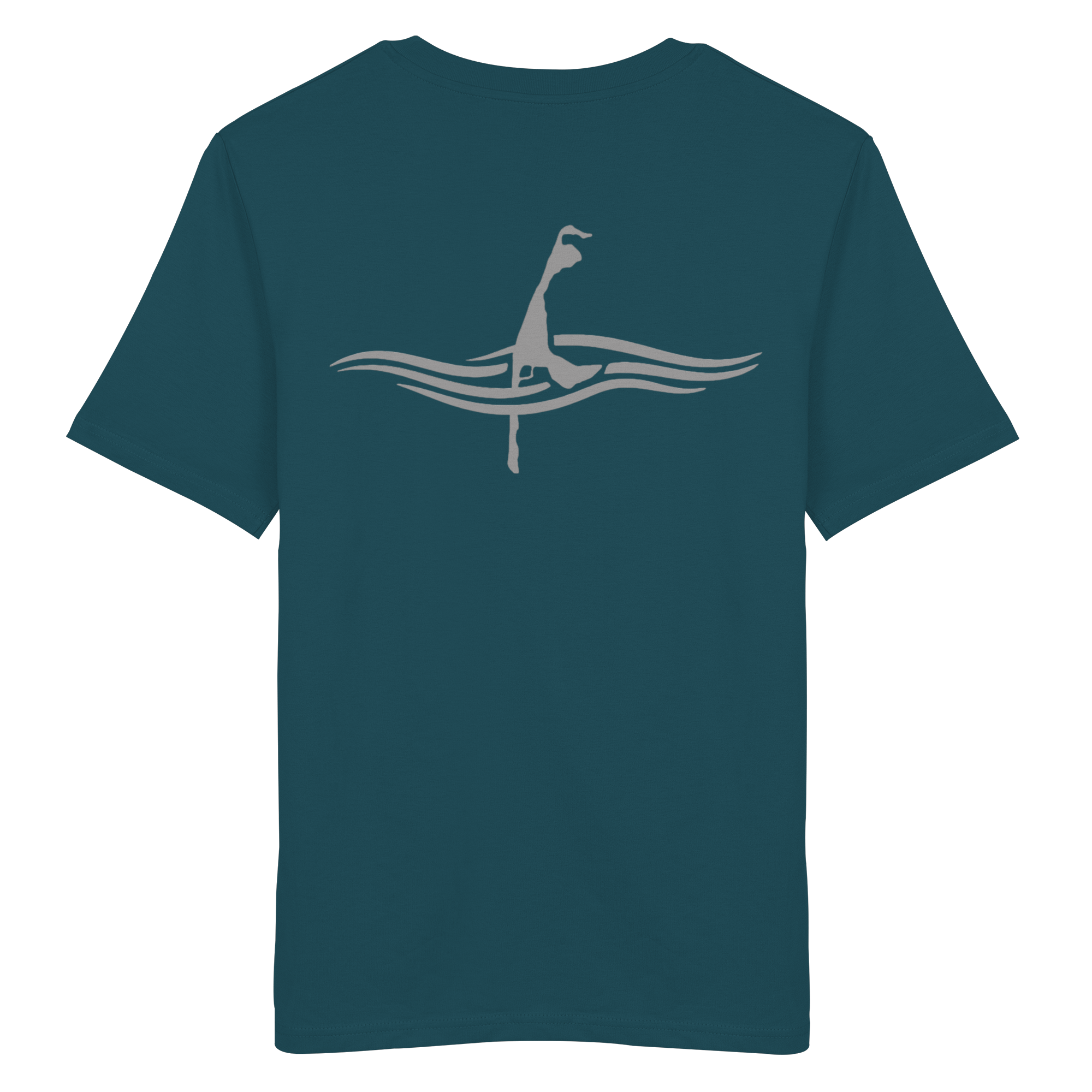 maritimes Sylt vom Meer umschlungen (Rücken) - Basic Shirt
