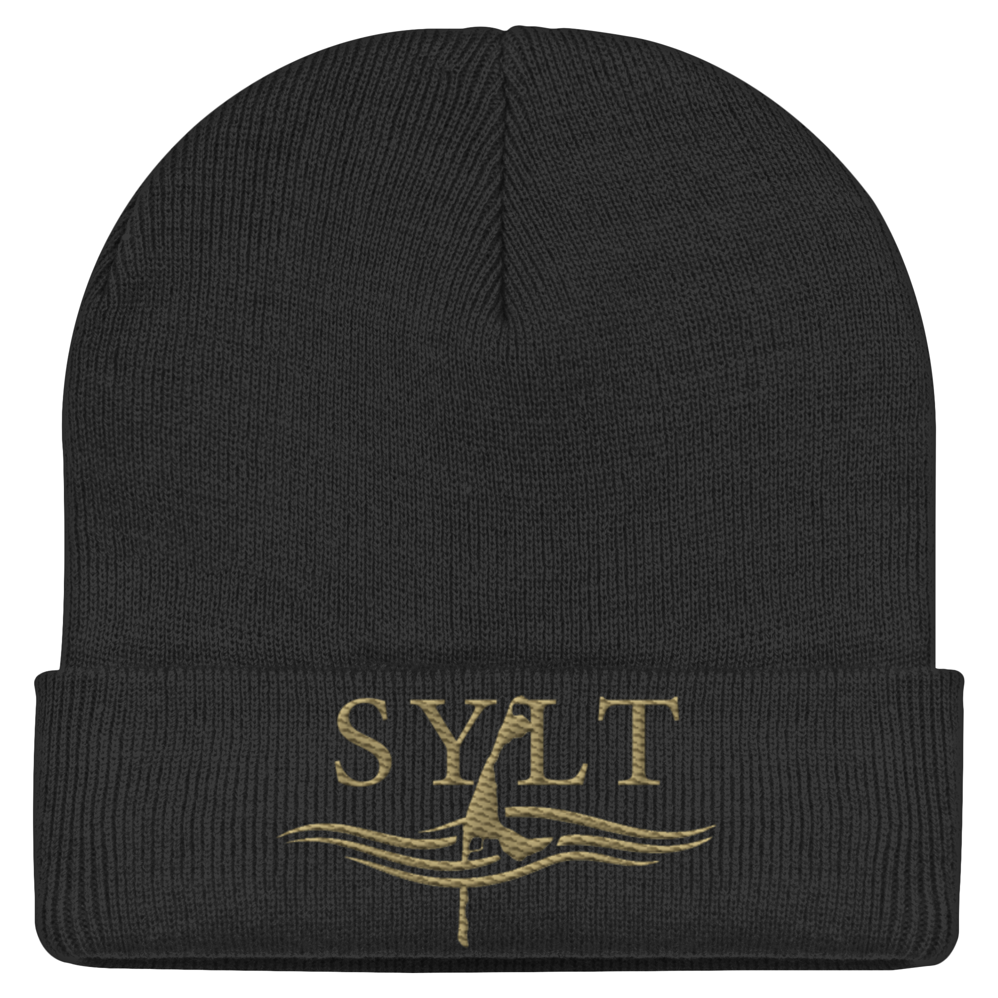 BLACK or WHITE - SyltWelle Stick Gold - Classic Beanie