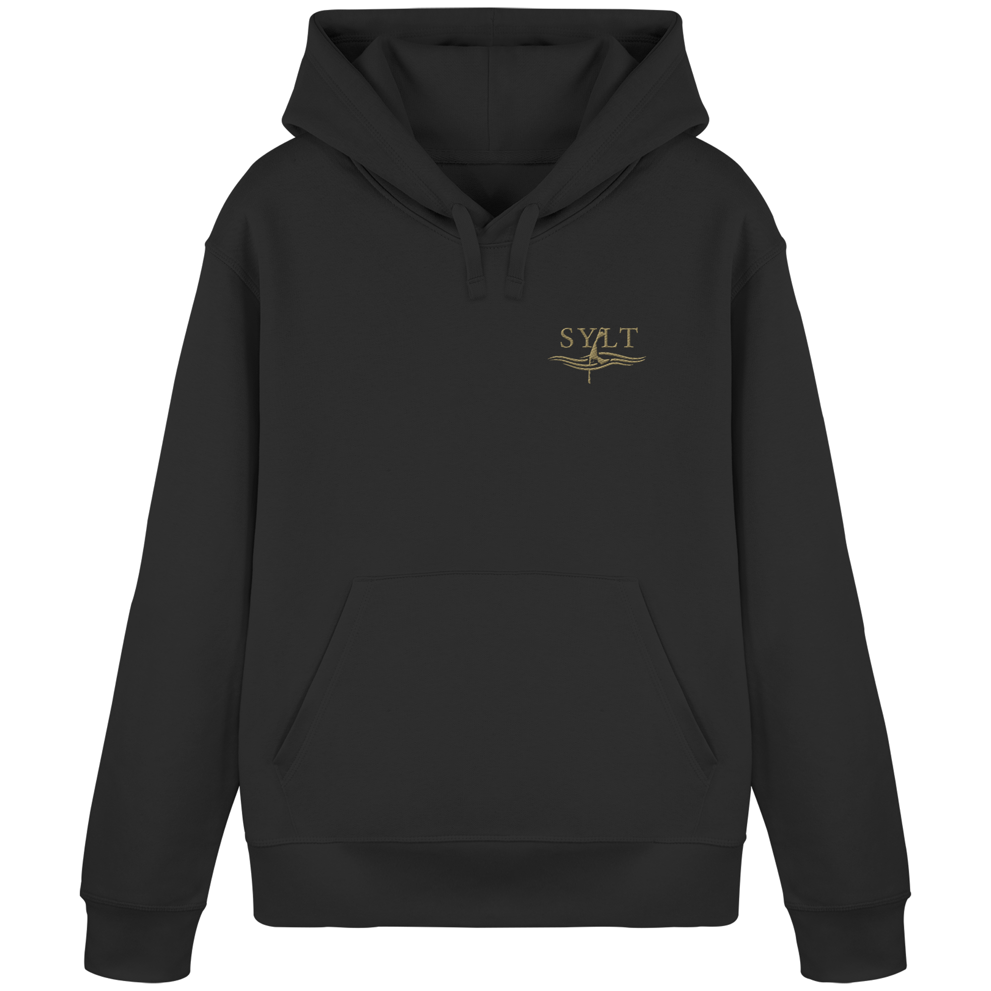 BLACK or WHITE - SyltWelle Stick Gold - Premium Hoodie