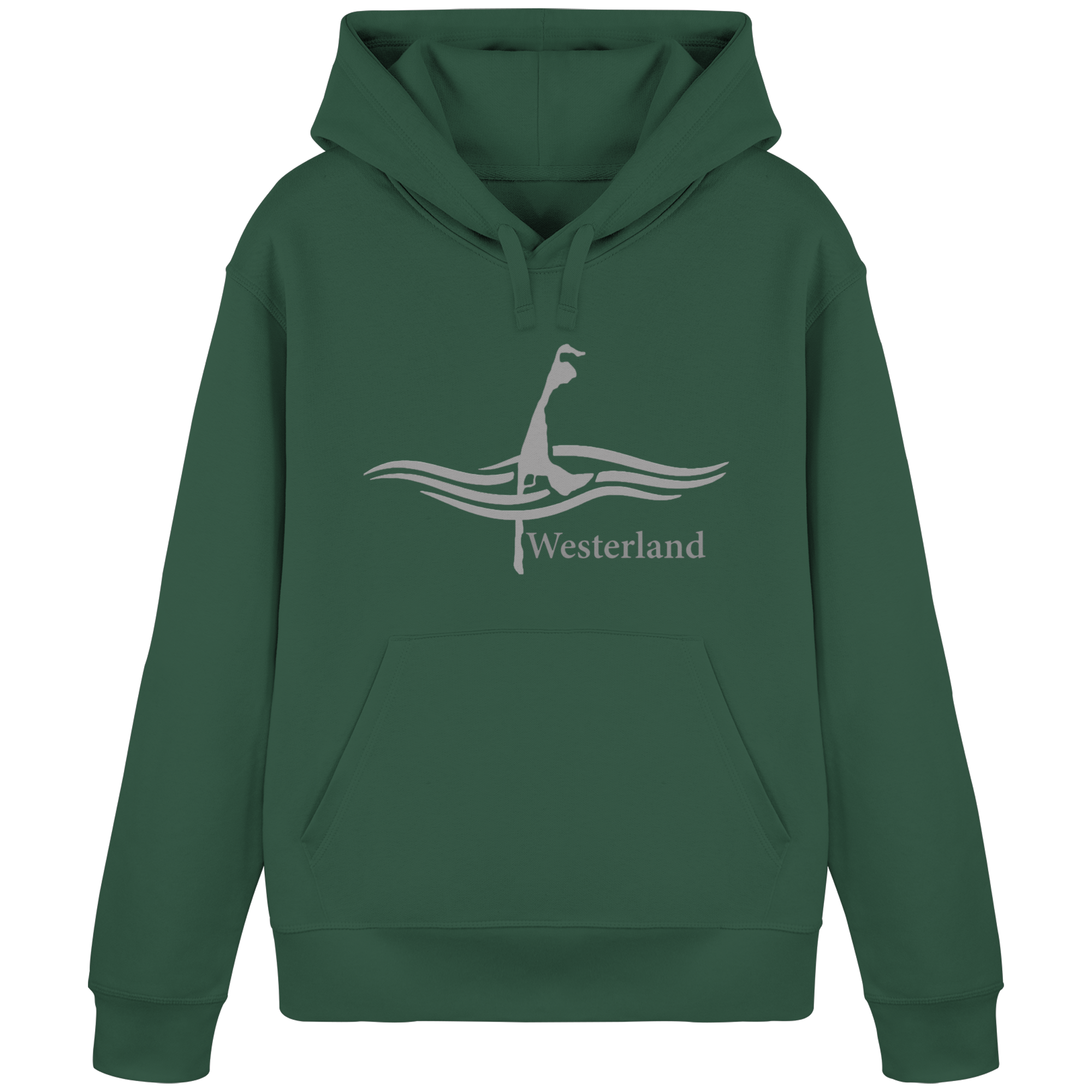 maritimes Sylt vom Meer umschlungen - Edition Westerland (Vorne) - Basic Hoodie