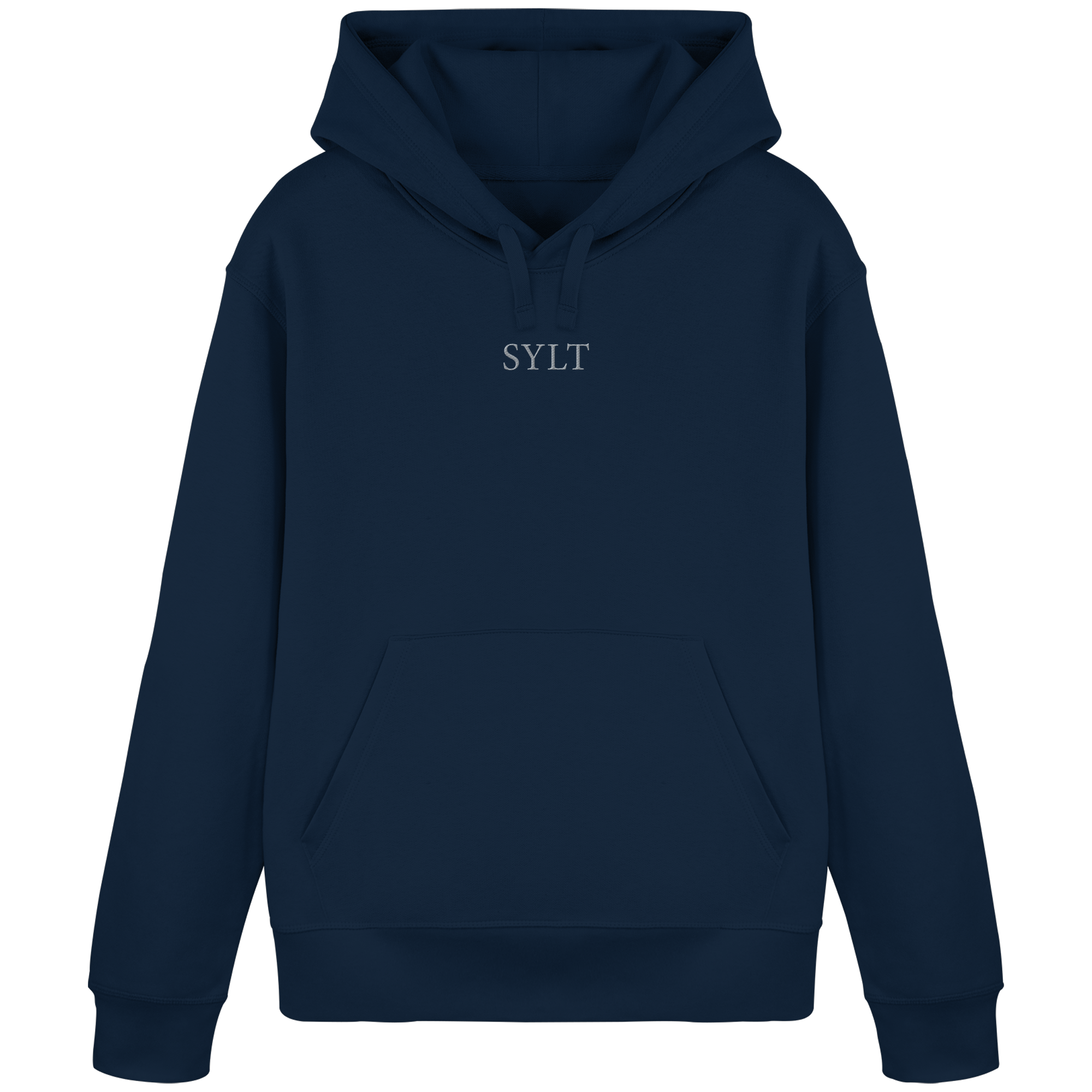 maritime SyltWelle mit Stick (front) & Logo (hinten) - Basic Hoodie