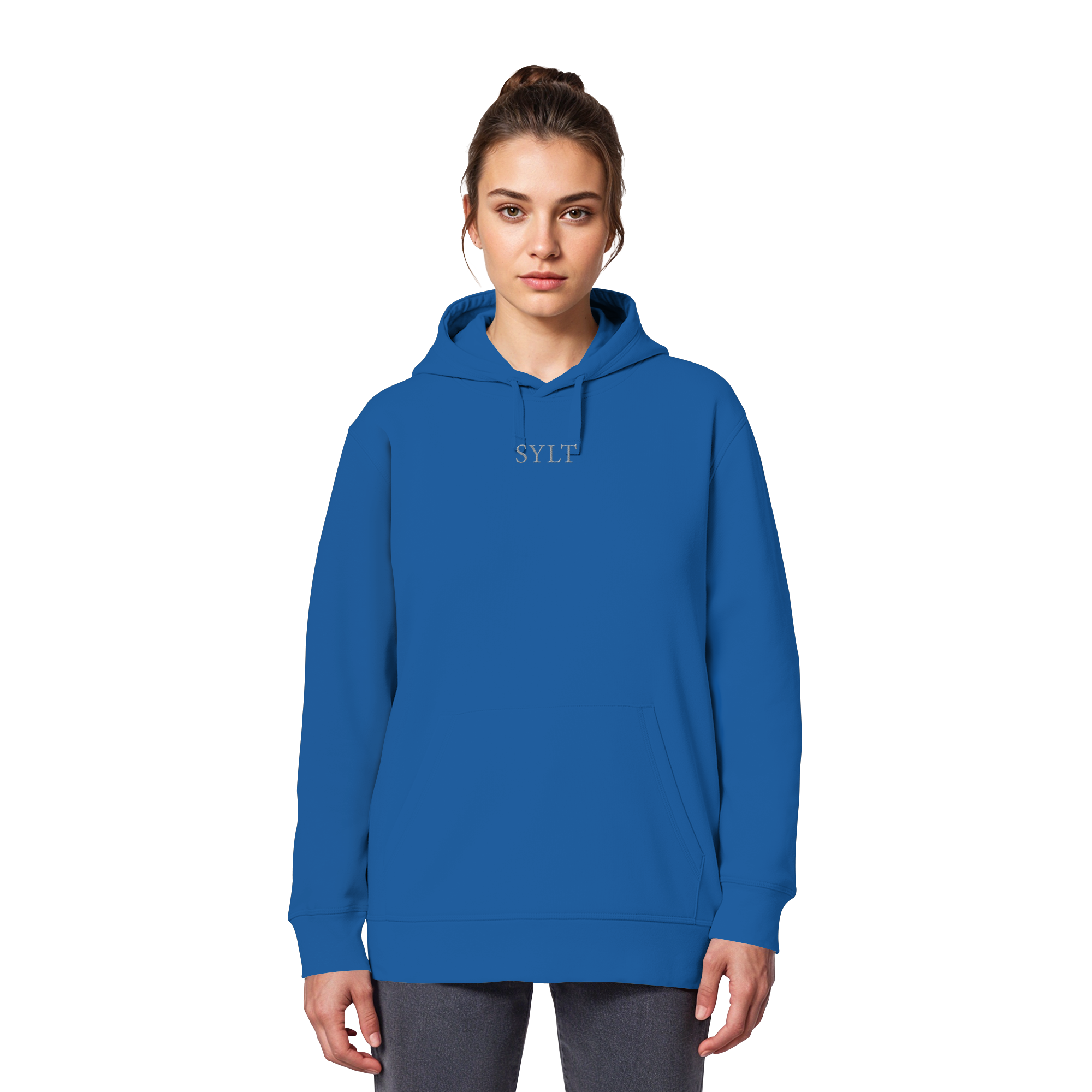 maritime SyltWelle mit Stick (front) & Logo (hinten) - Basic Hoodie