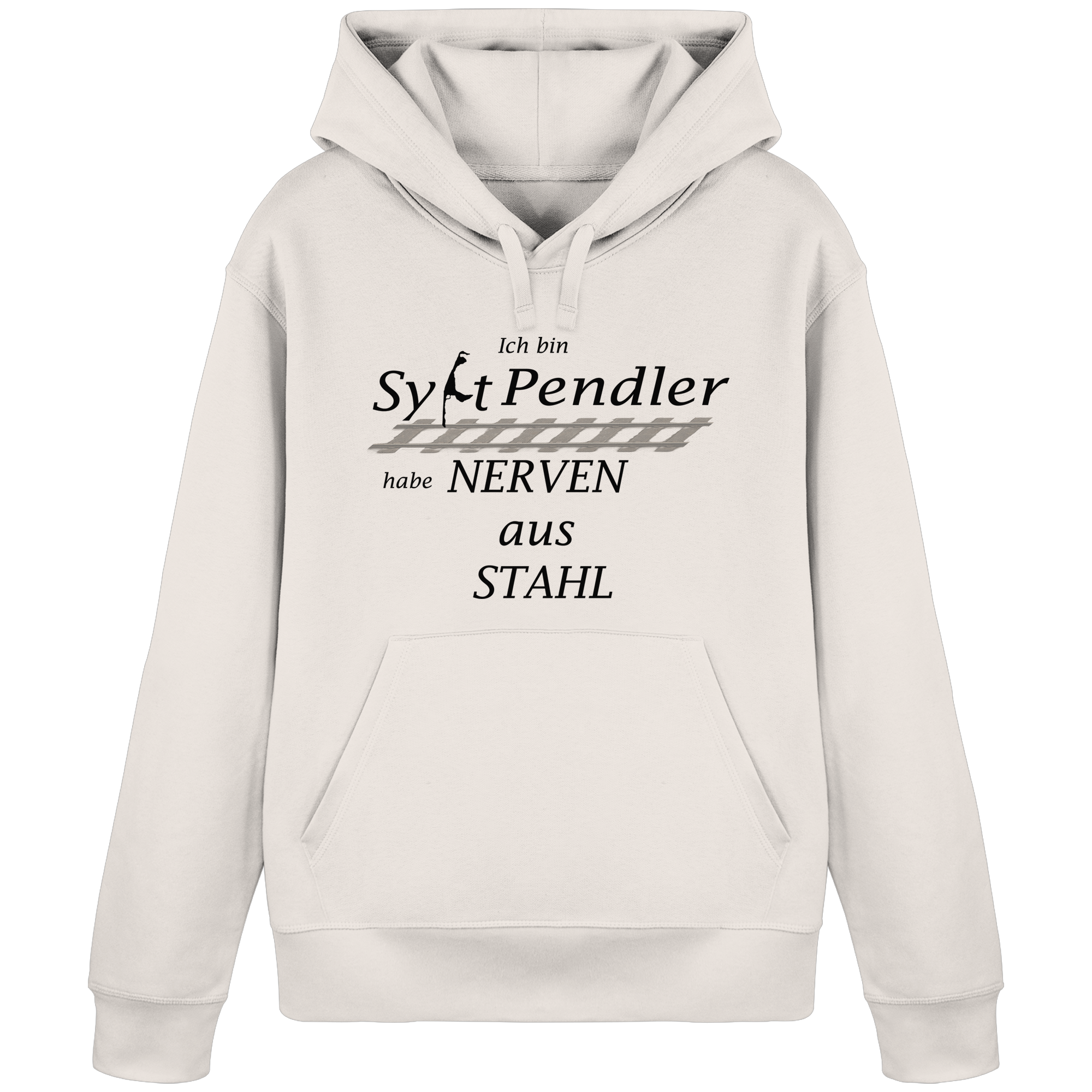 Der Sylt-Pendler ~ Basic Hoodie (vorne)
