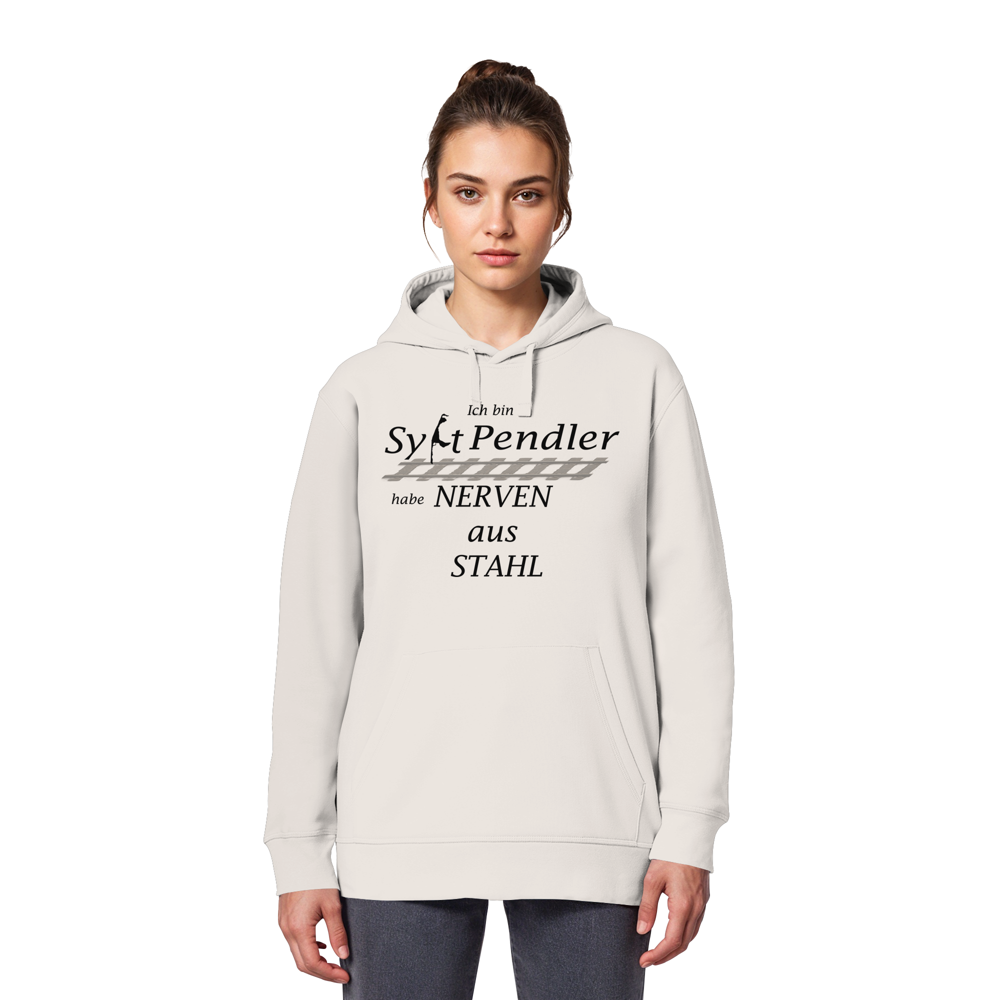 Der Sylt-Pendler ~ Basic Hoodie (vorne)