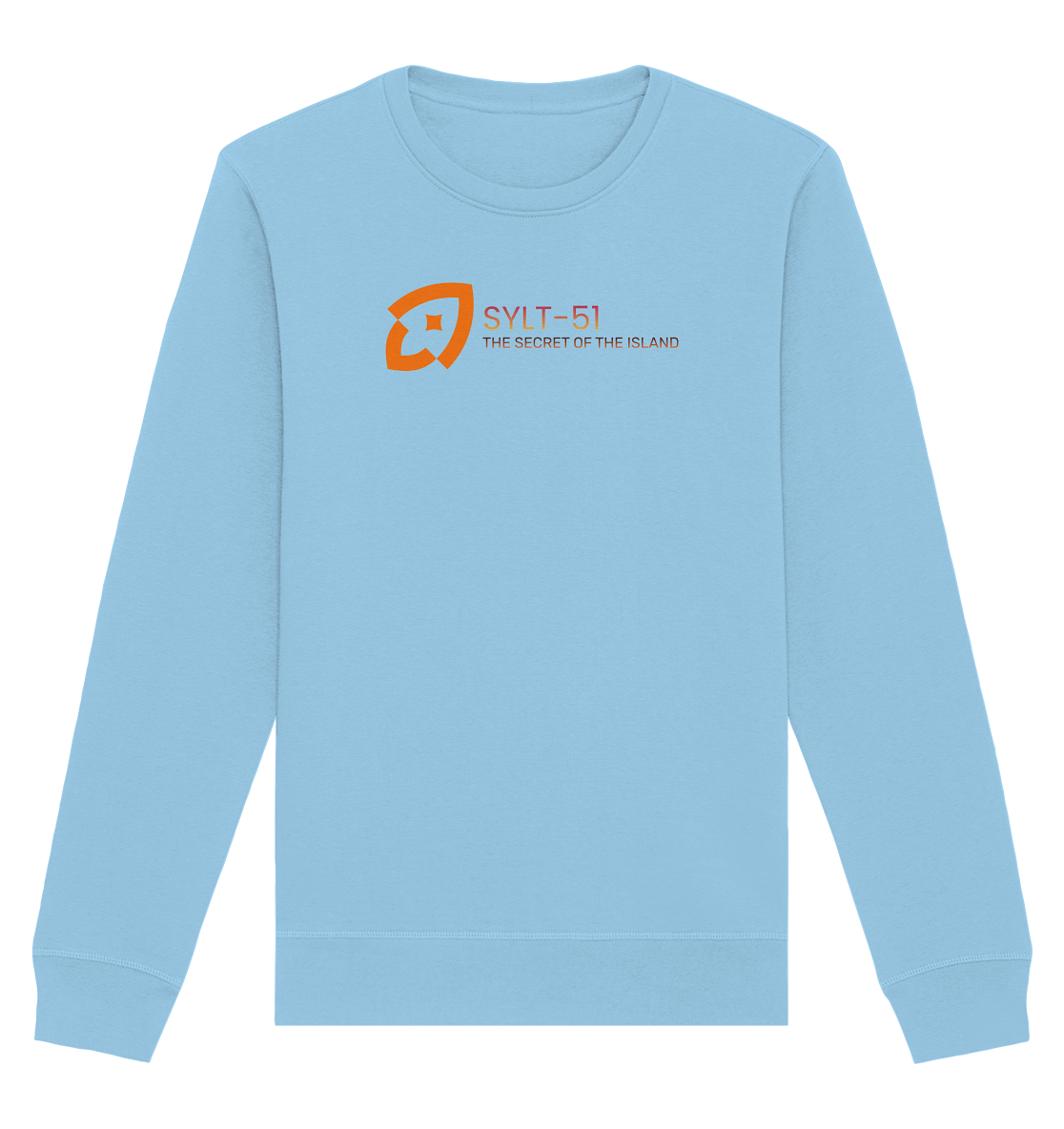 Sylt-51 Crew Sweatshirt Basic (front / quer) - Orange