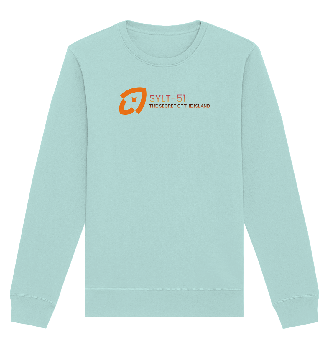 Sylt-51 Crew Sweatshirt Basic (front / quer) - Orange