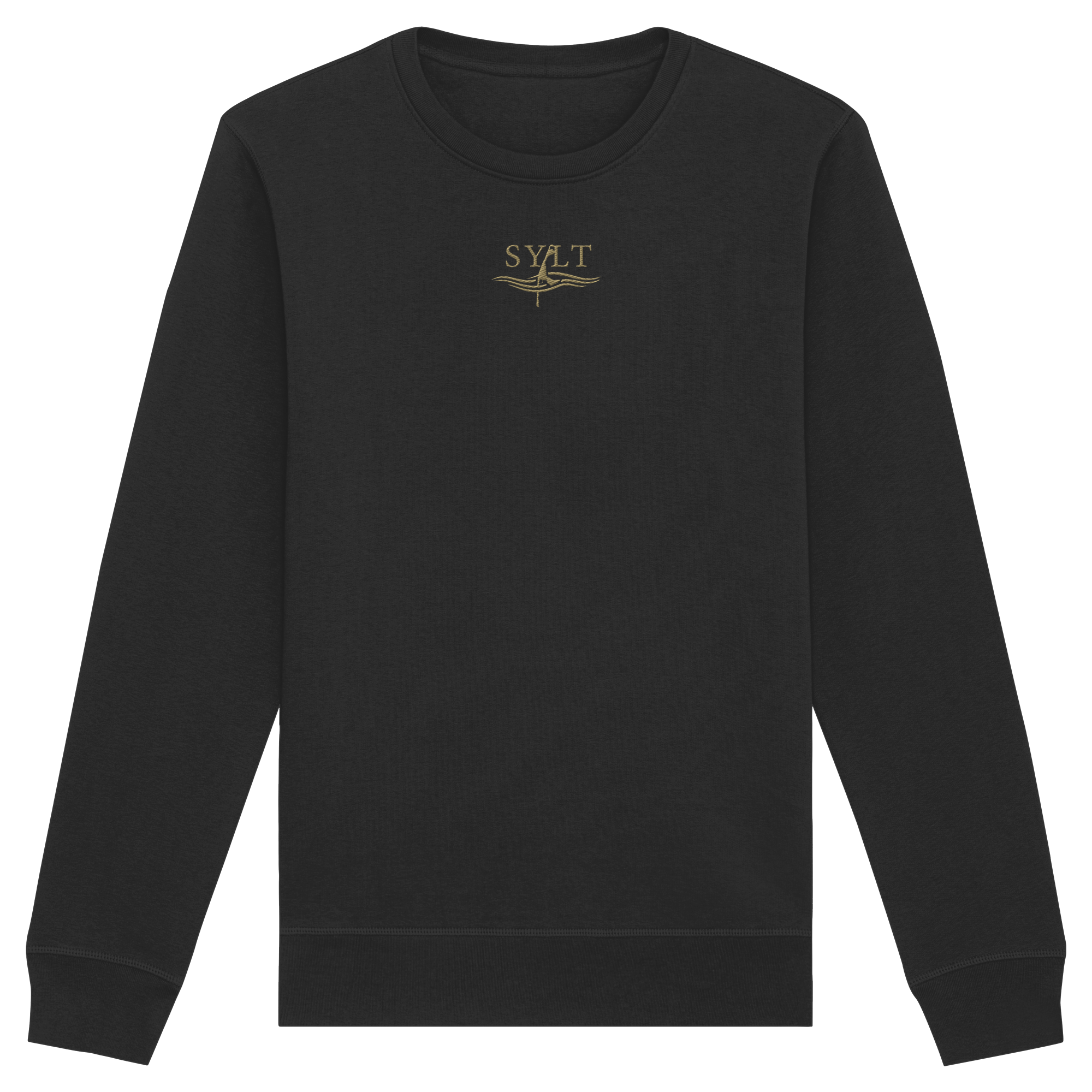 BLACK or WHITE - SyltWelle Stick Gold - Sweatshirt mit Charakter