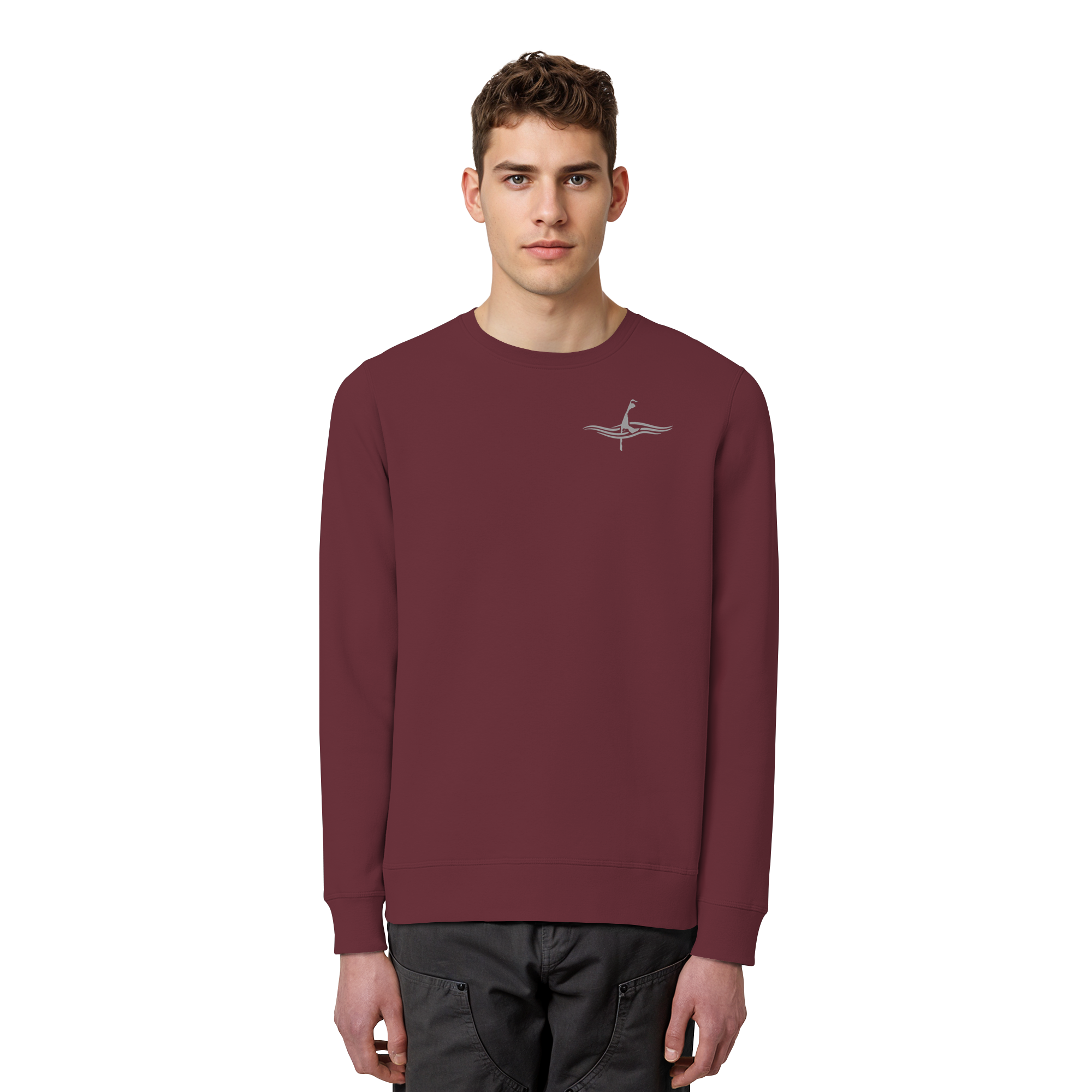 maritimes Sylt vom Meer umschlungen  - Unisex Sweatshirt