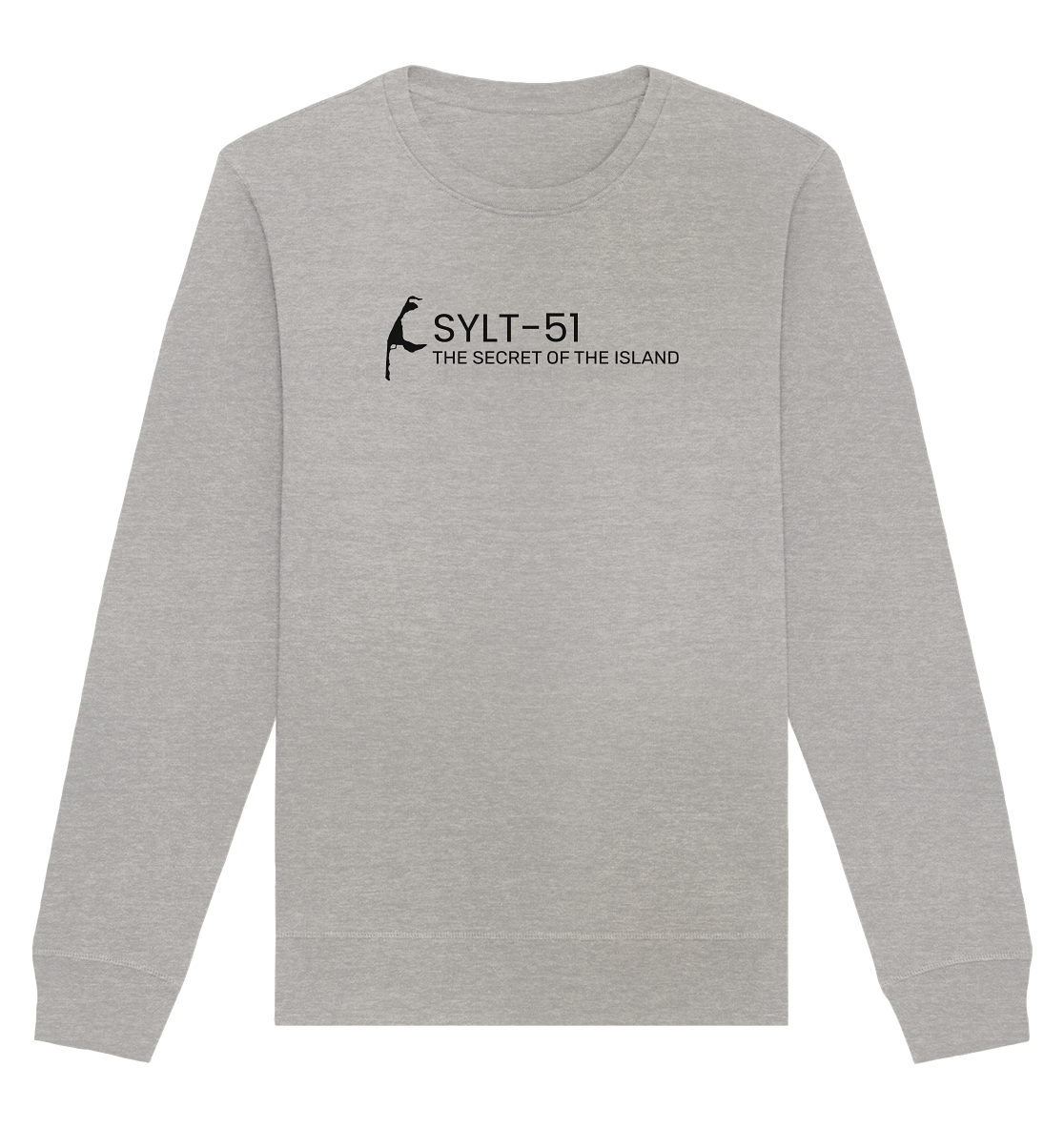 Sylt-51 - The secret of Island black (front - quer) Sweatshirt - Basic
