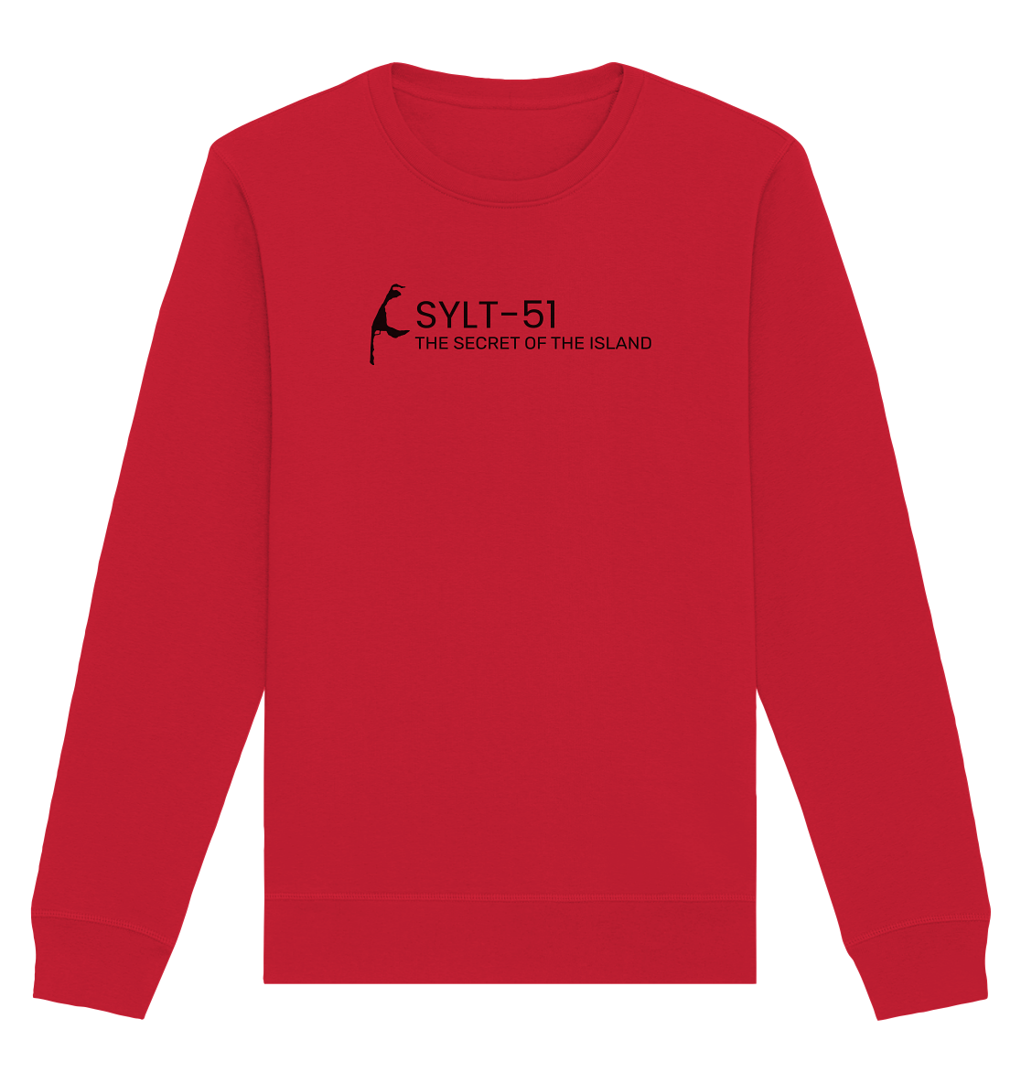 Sylt-51 - The secret of Island black (front - quer) Sweatshirt - Basic