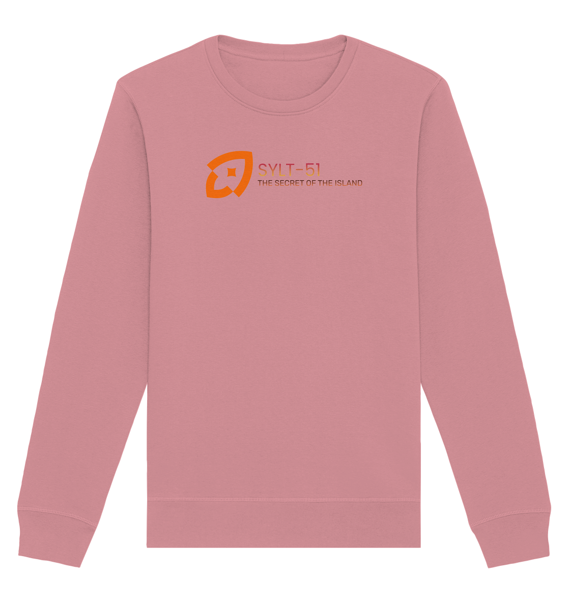 Sylt-51 Crew Sweatshirt Basic (front / quer) - Orange