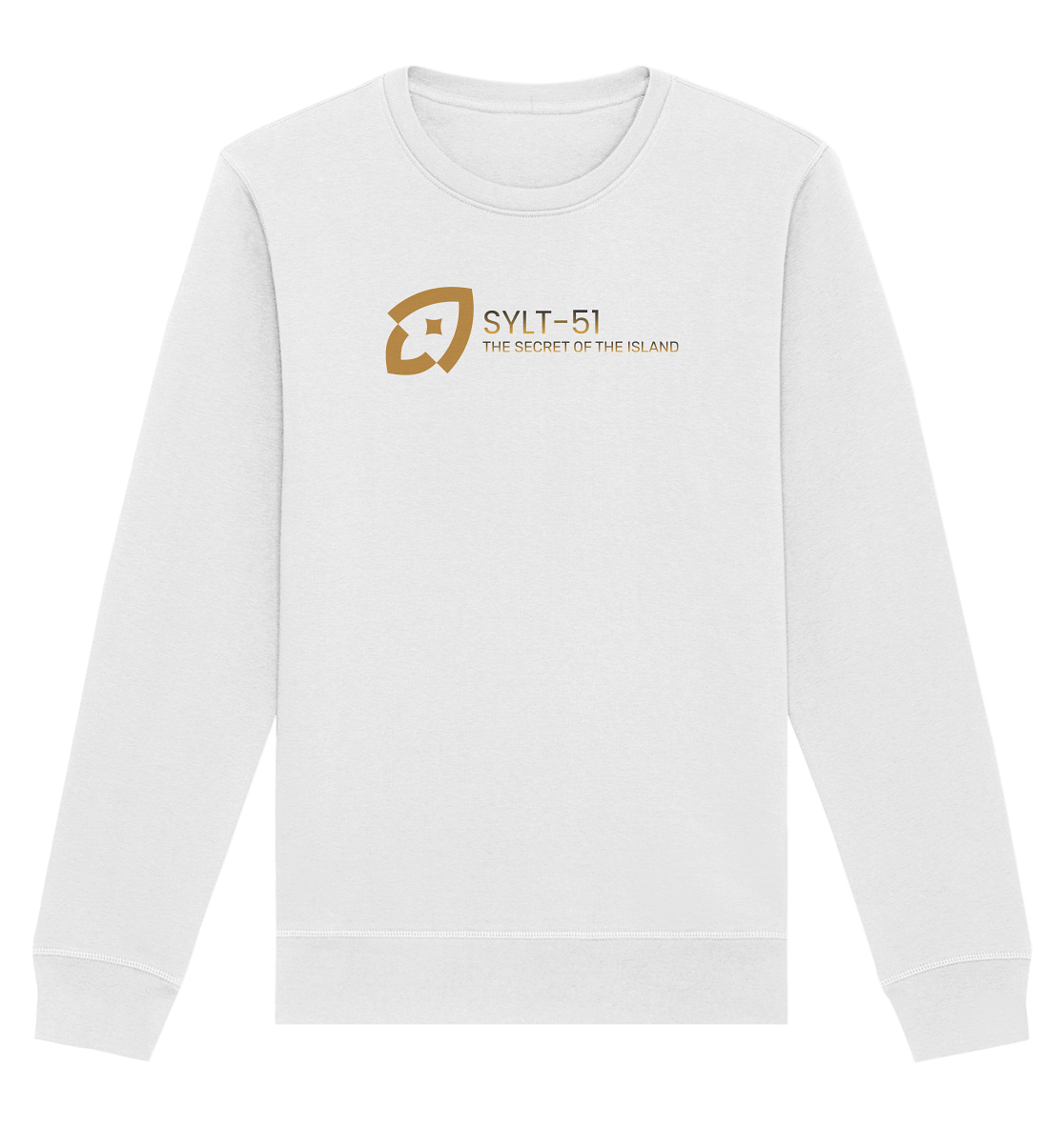 Sylt-51 Crew Sweatshirt Basic (front / quer) - gold