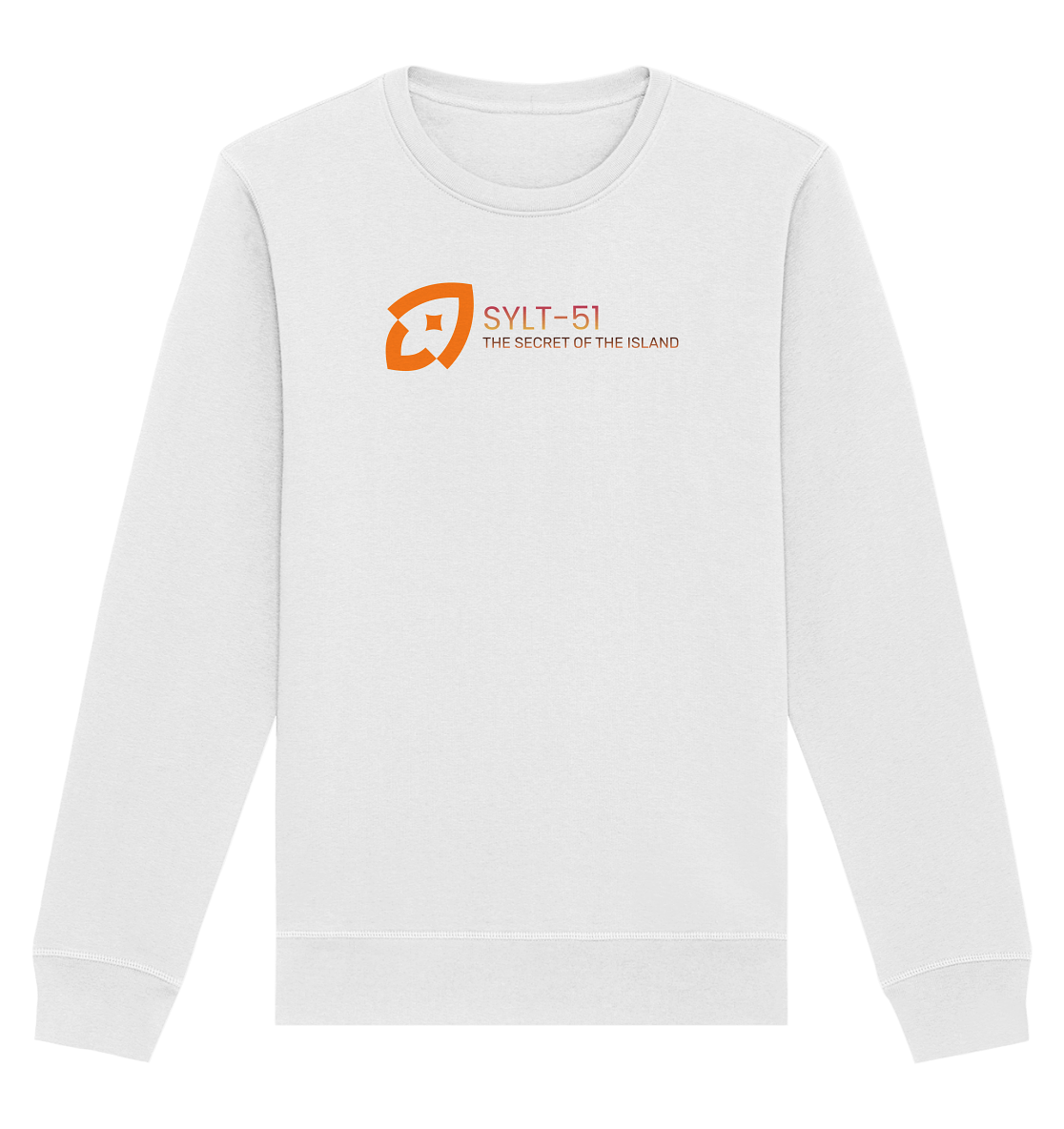 Sylt-51 Crew Sweatshirt Basic (front / quer) - Orange