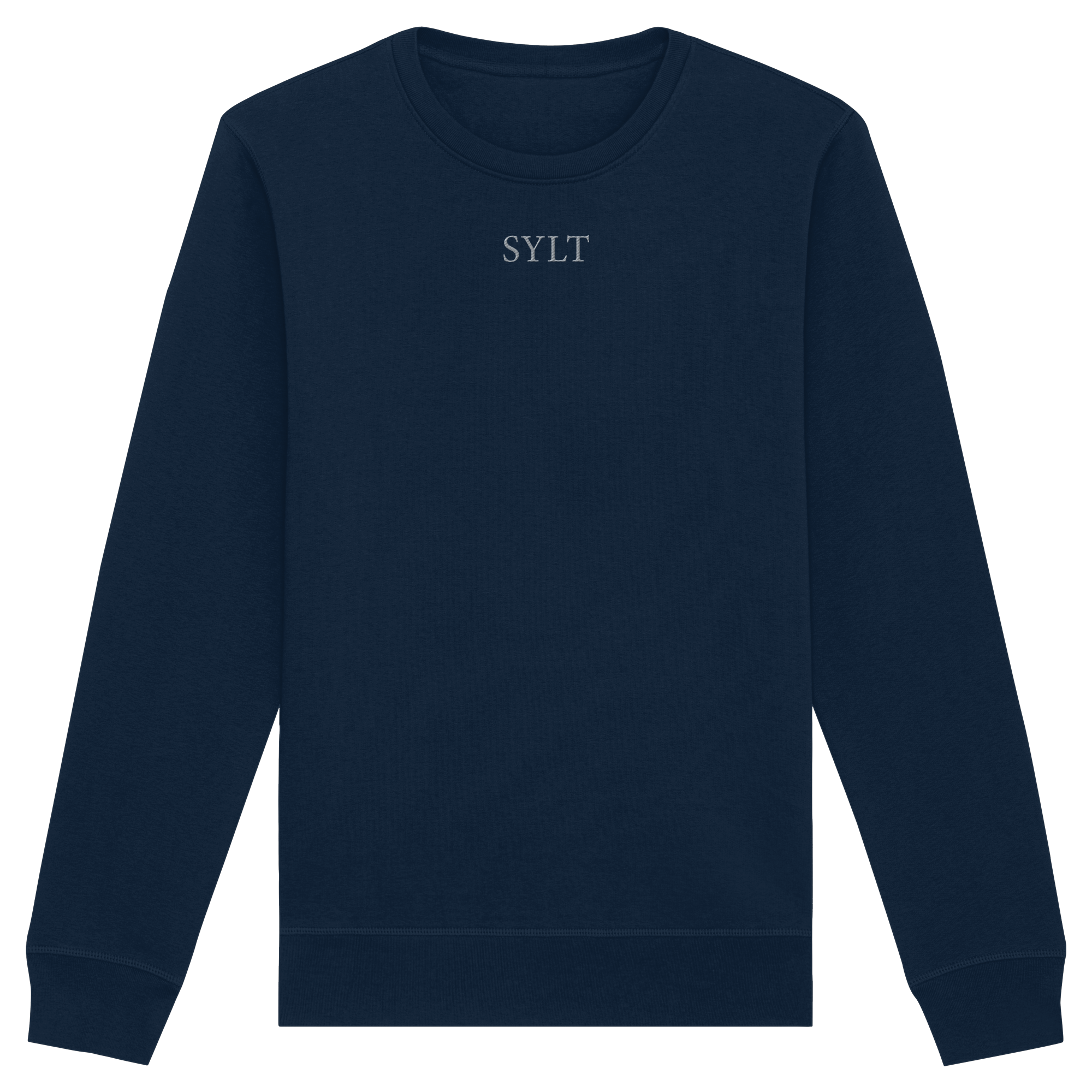 maritime SyltWelle mit Stick (front) & Logo (hinten) - Basic Sweatshirt