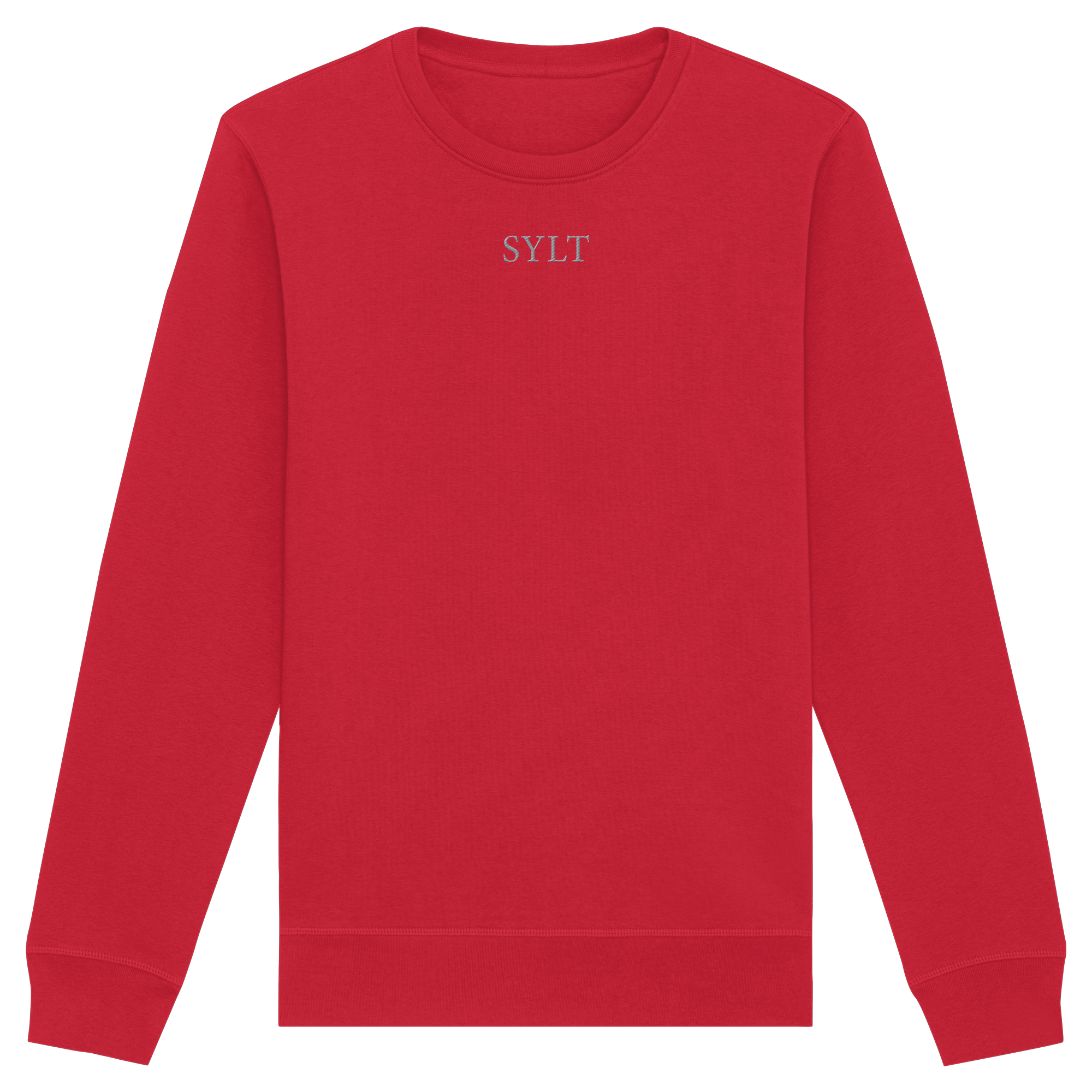 maritime SyltWelle mit Stick (front) & Logo (hinten) - Basic Sweatshirt